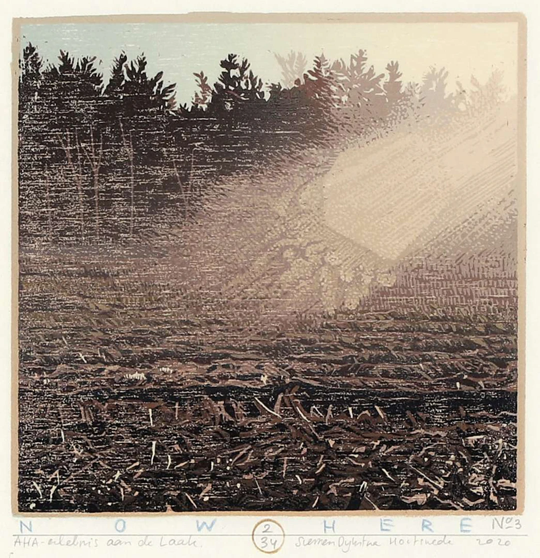 Siemen Dijkstra (1968), ‘Now here no. 3 (Aha-erlebnis on the Laak)’