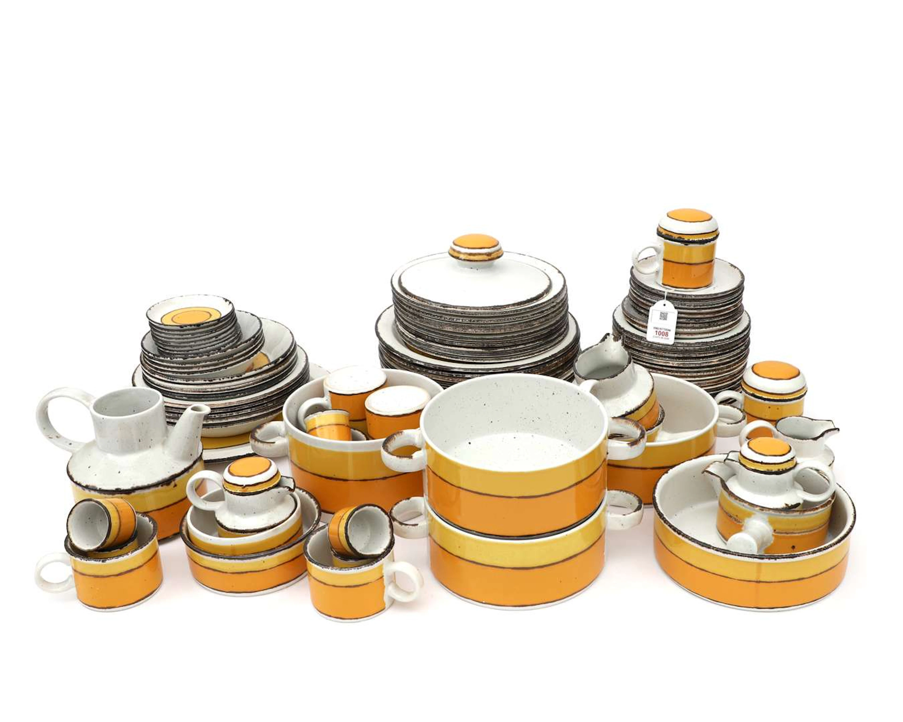A crockery set, Stonehenge Midwinter, England 20th century (c. 100)