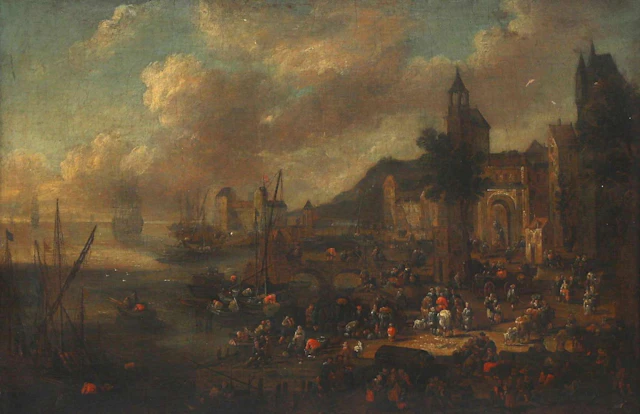 Attributed to Pieter Bout (1640–1689) & Adriaen Franz Boudewyns (1644–1711)
