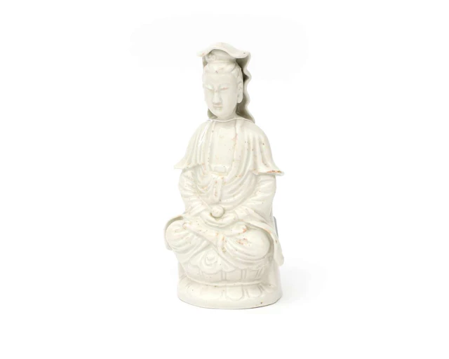 A Blanc de Chine porcelain figurine, China, 19th/20th century