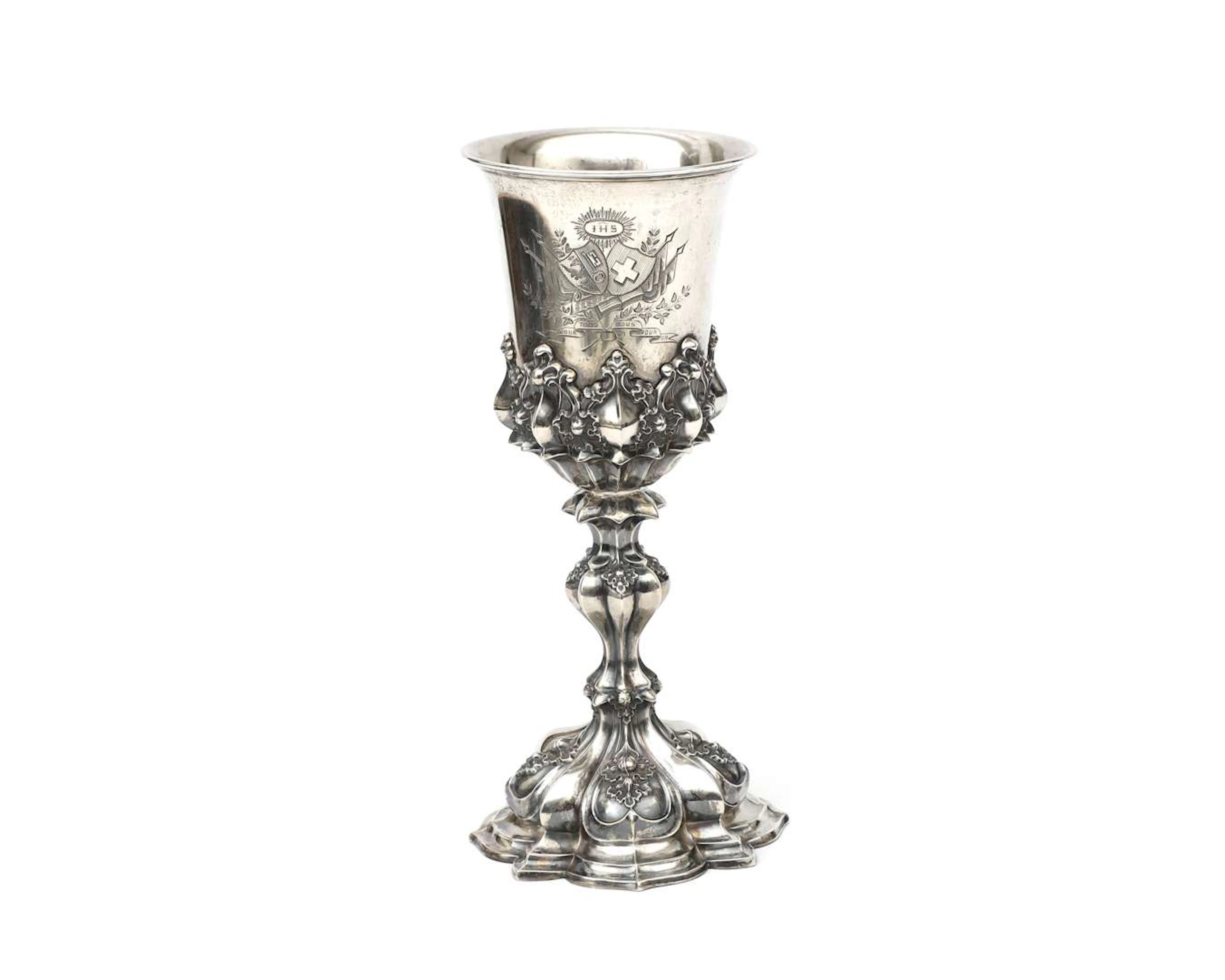 A silver Neo-Gothic goblet, Germany, 19th century