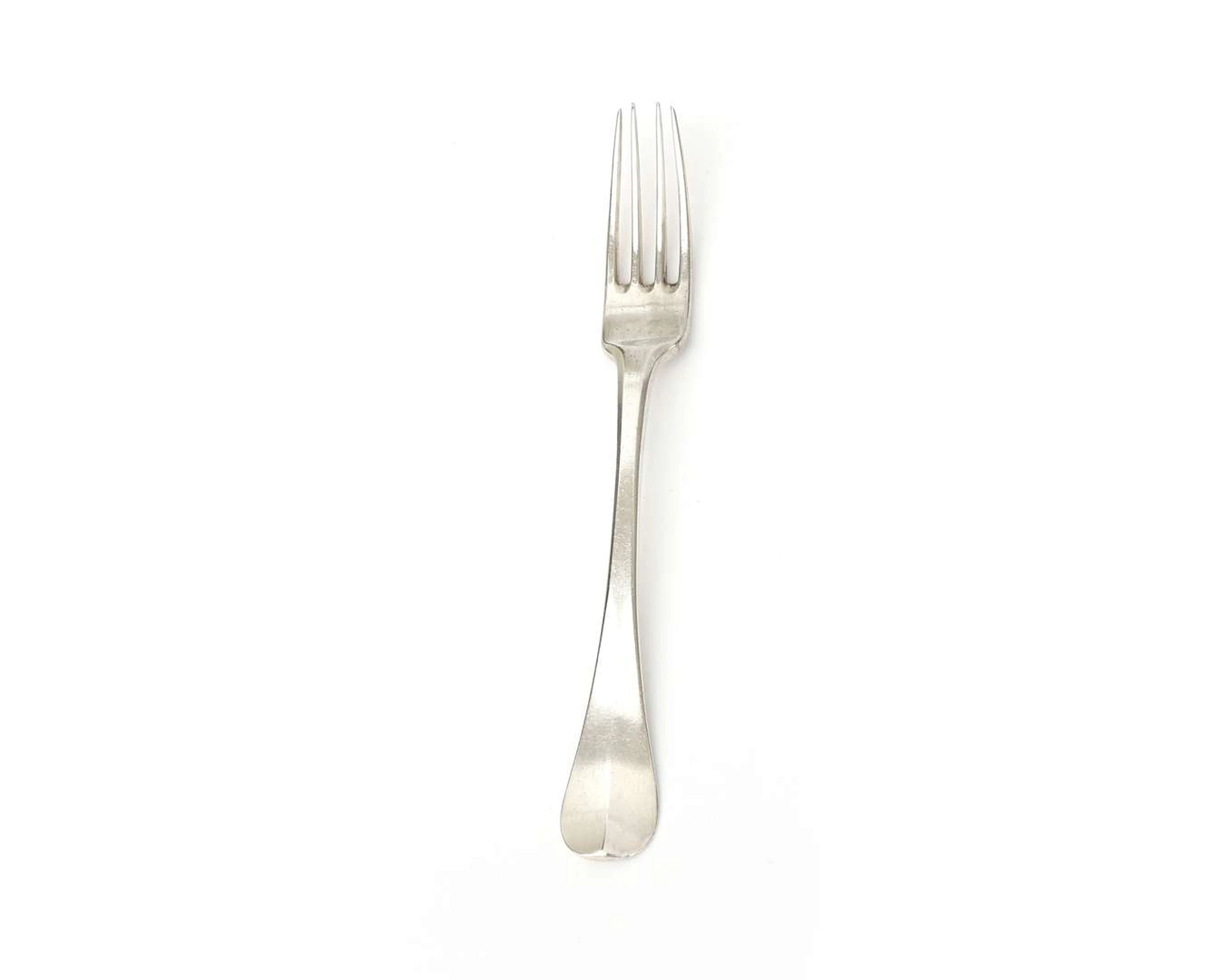 A silver fork, Friesland, Leeuwarden, 1731
