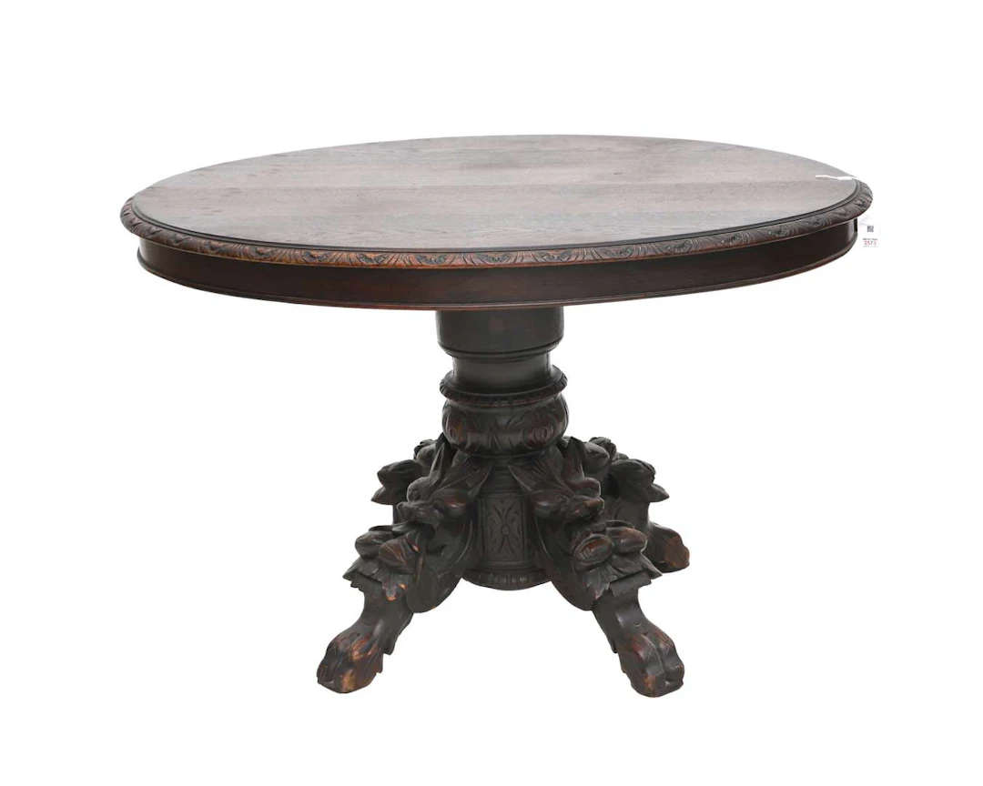 A wooden coffee table, 20th century