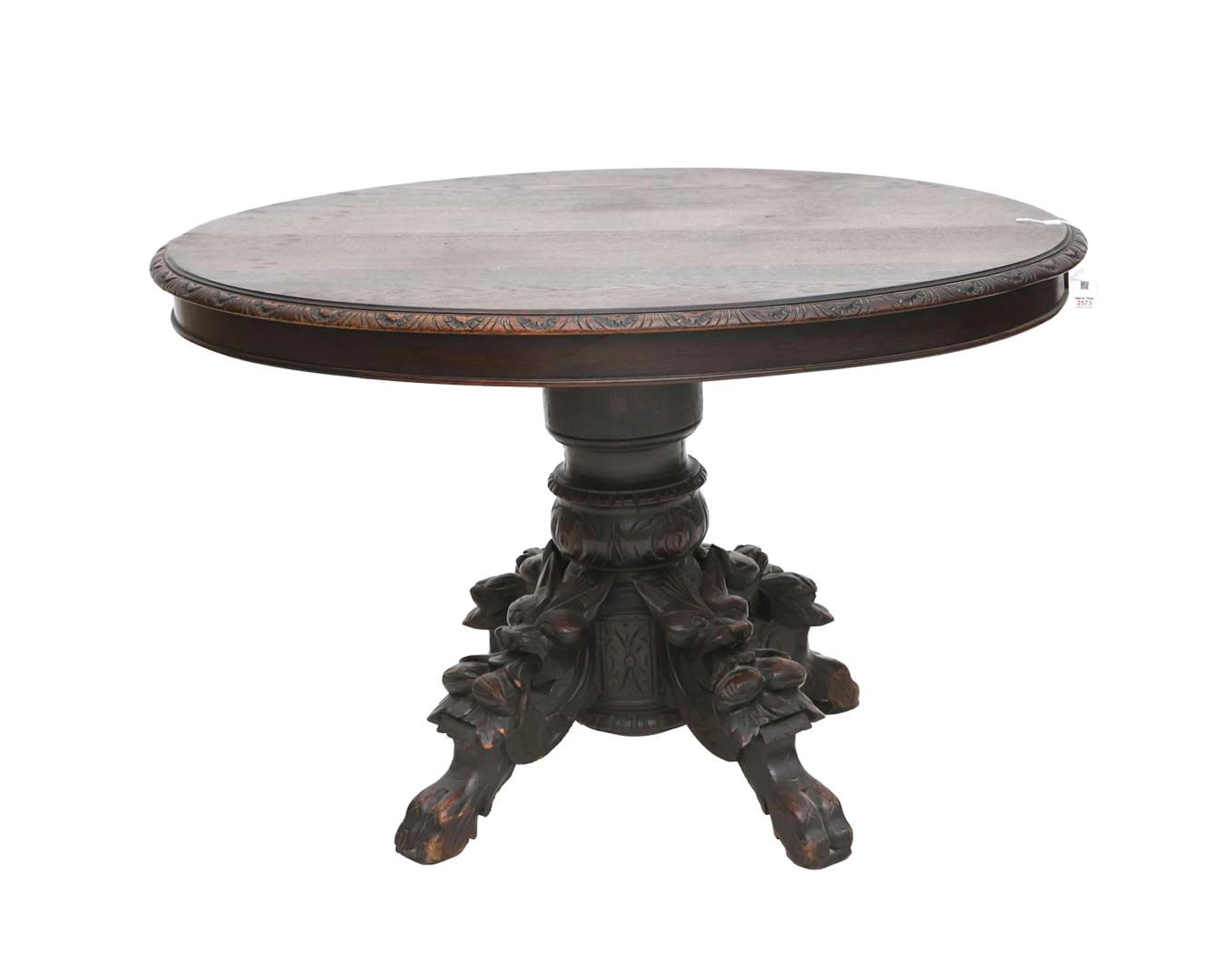 A wooden coffee table, 20th century