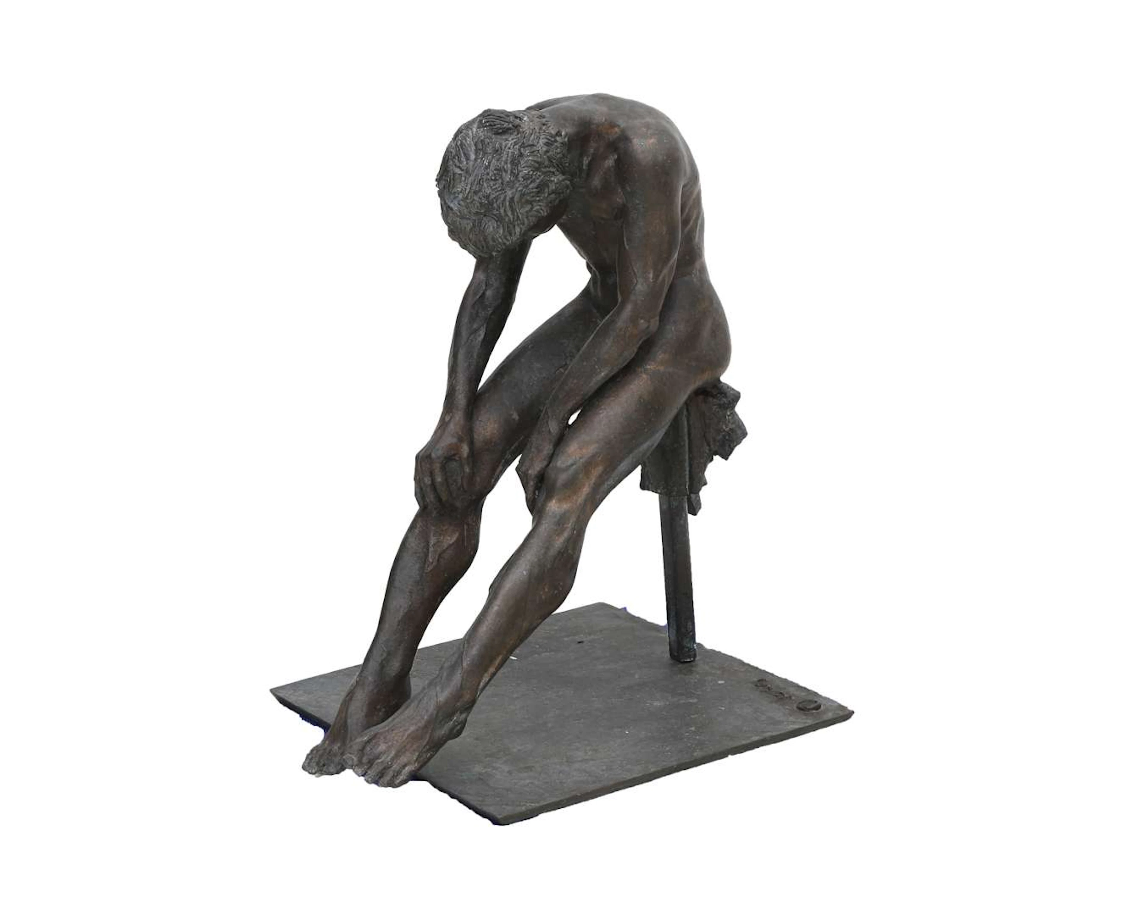 Willem Verbon (1921–2003), Seated Male Nude
