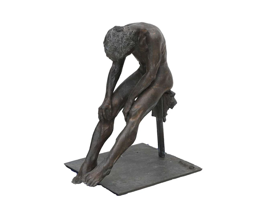 Willem Verbon (1921–2003), Seated Male Nude