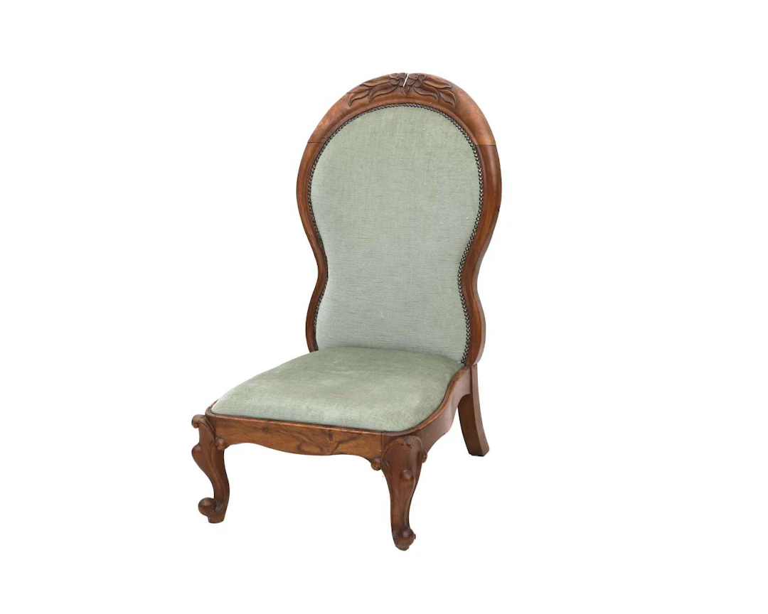 A mahogany ladies’ chair, 19th century