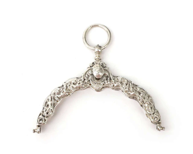 A silver bag handle, Holland, Amsterdam, 1778