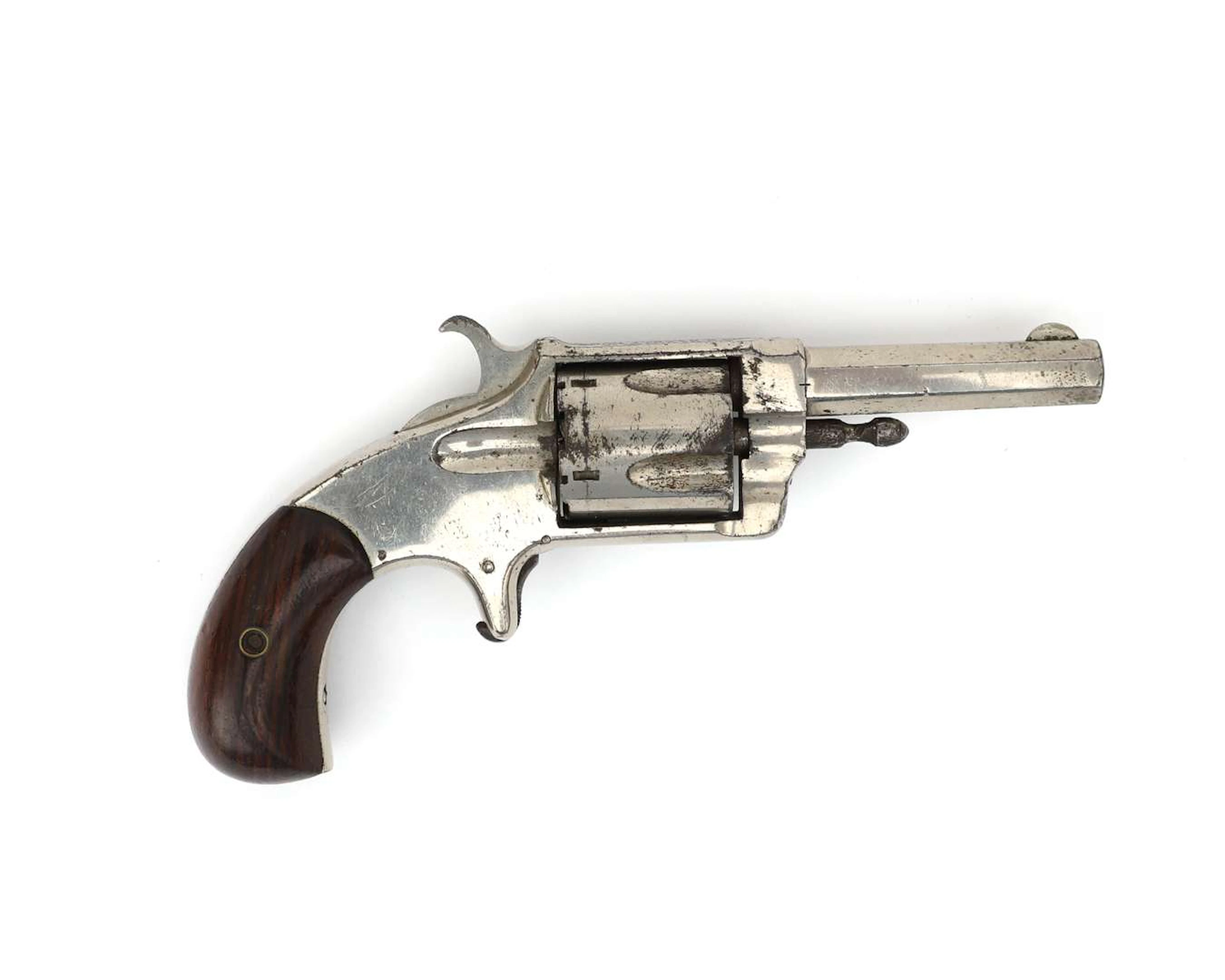 A revolver, Model XL No. 6 safety lock, manufactured by: Hopkins &