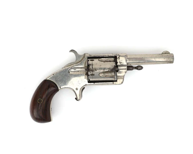 A revolver, Model XL No. 6 safety lock, manufactured by: Hopkins &
