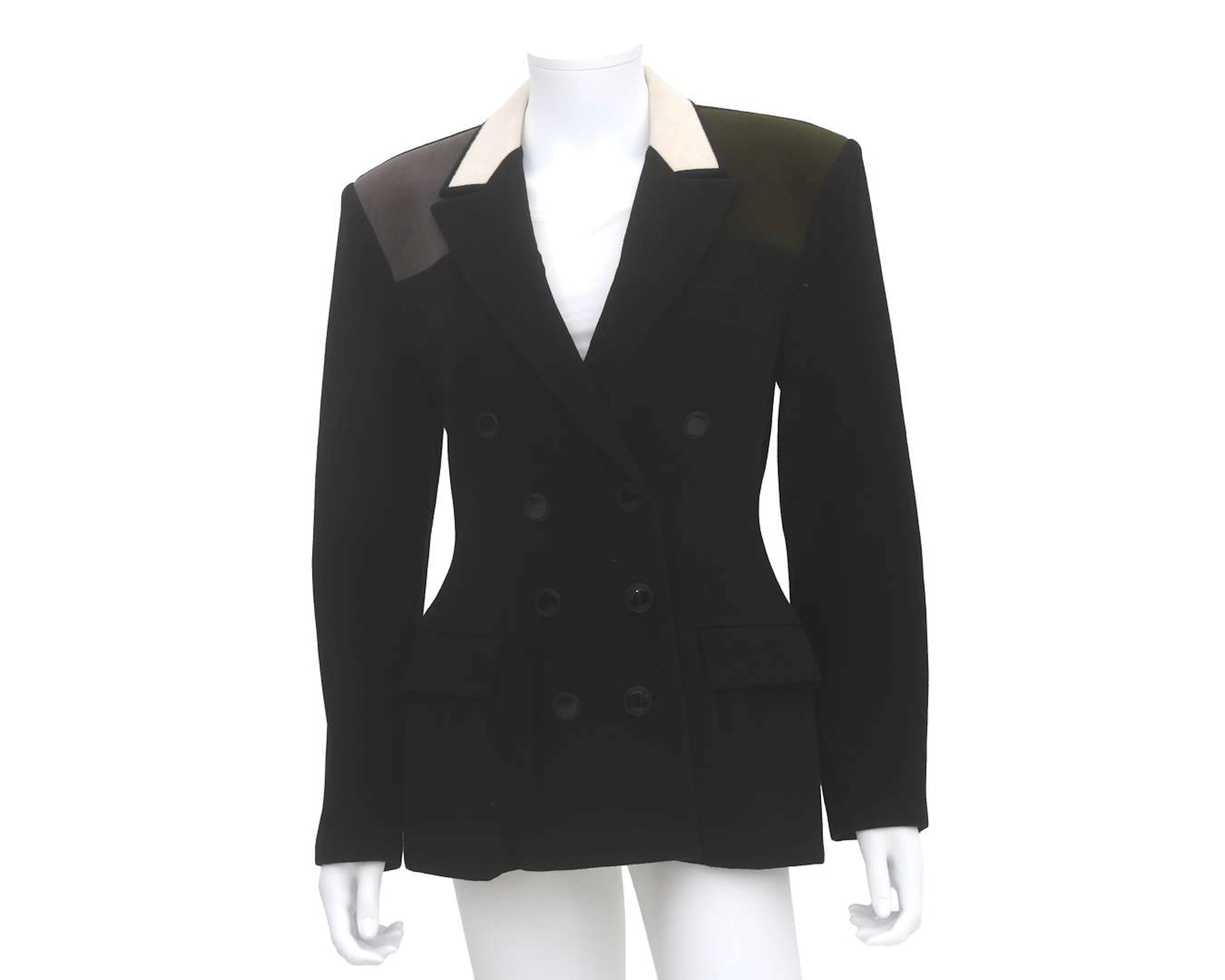 A black Yohji Yamamoto blazer