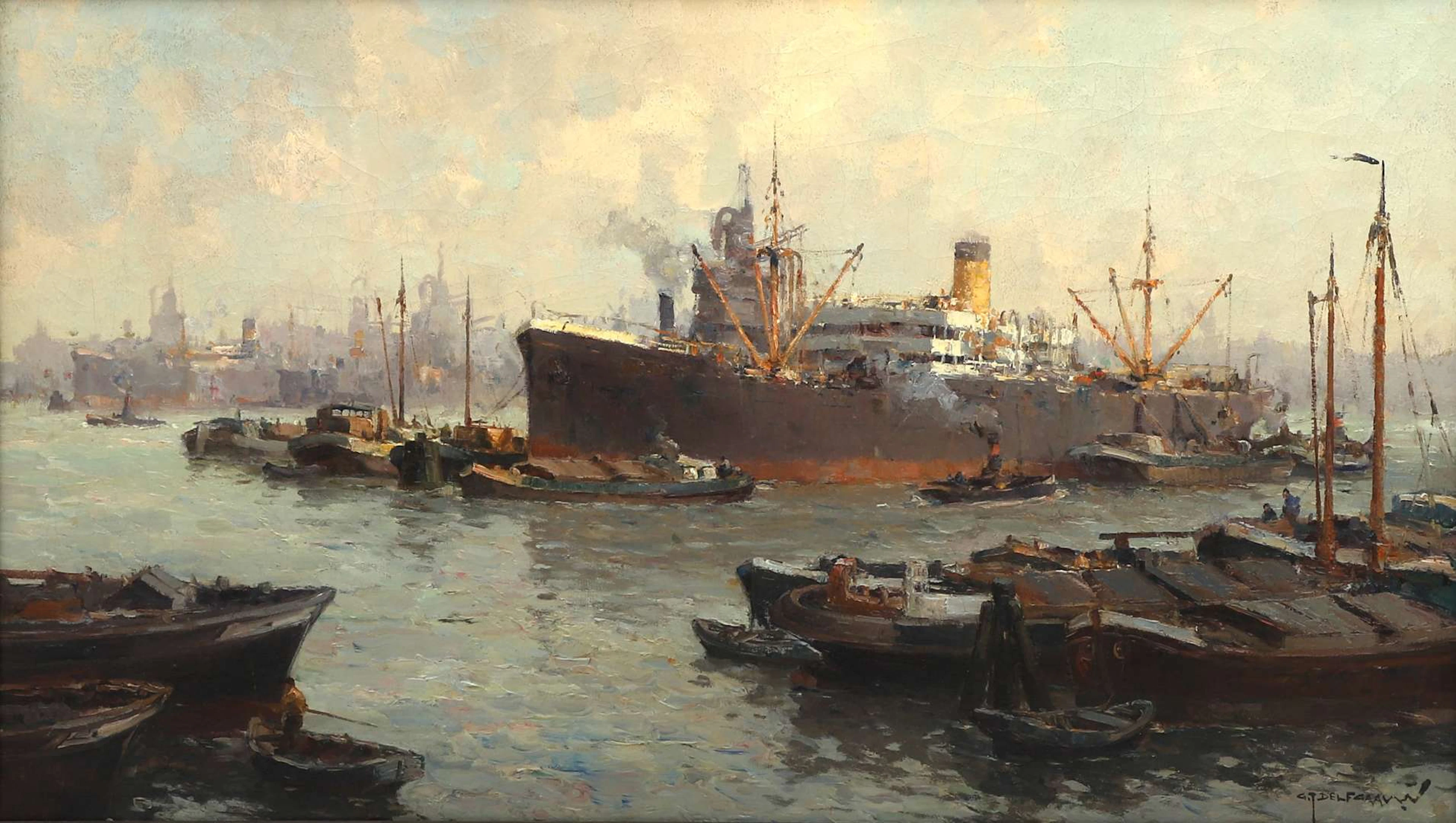 Gerard Delfgaauw (1882–1947), Activity in the harbour