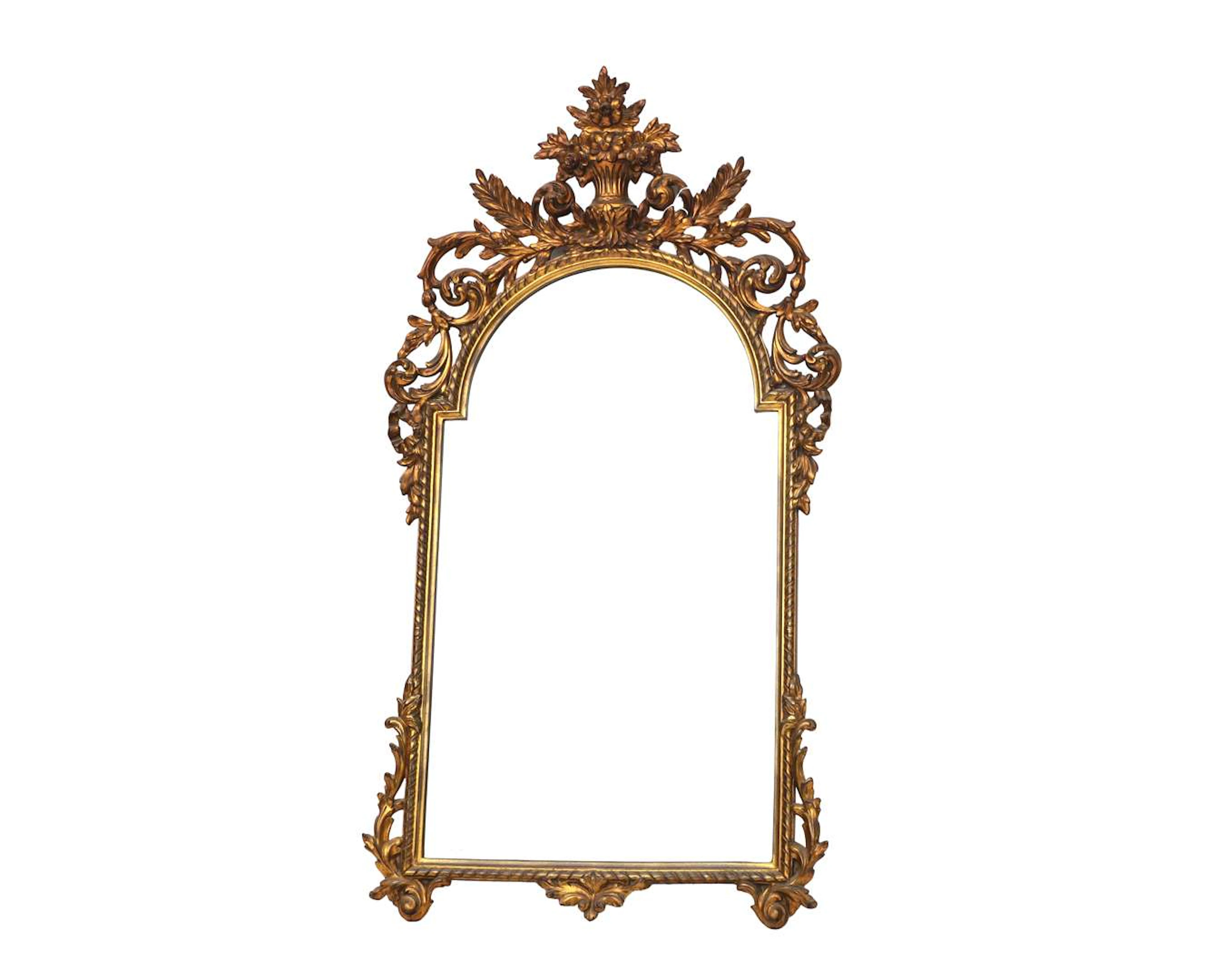 A wooden mirror, France, 20th century
