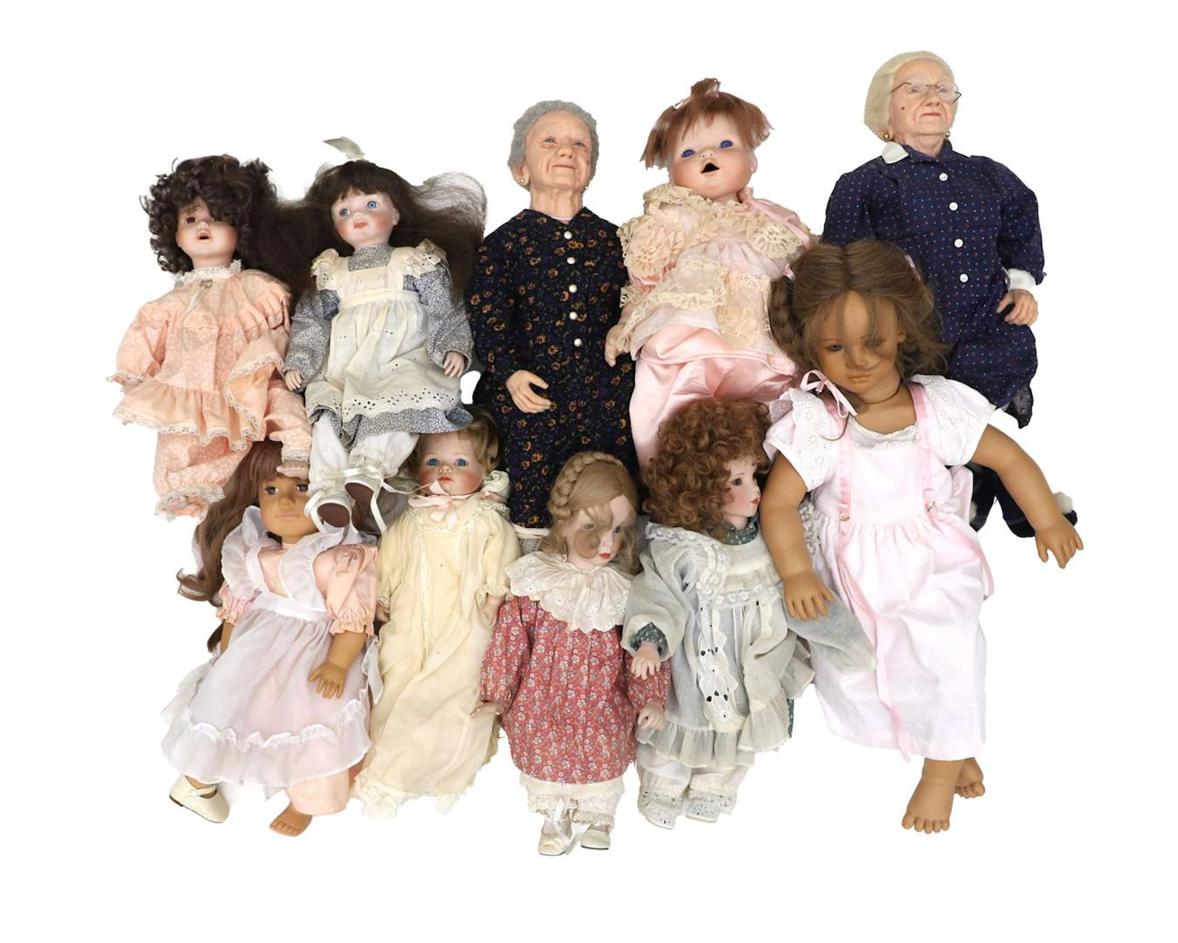 A lot comprising various dolls, by Lunette Himstedt