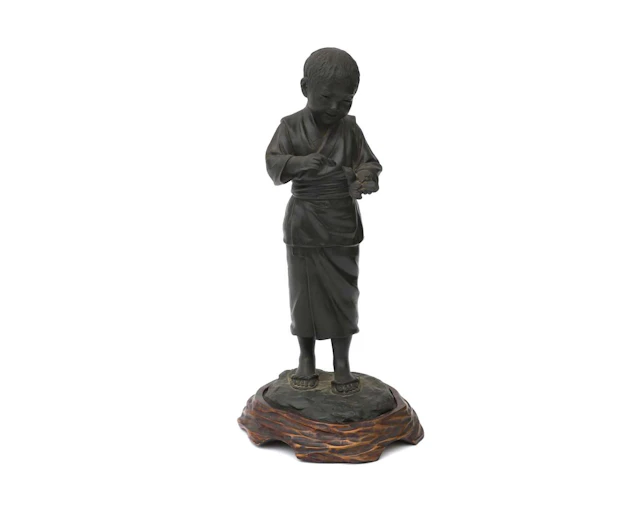 A bronze statue, Japan, Meiji period (1868–1912), c. 1900