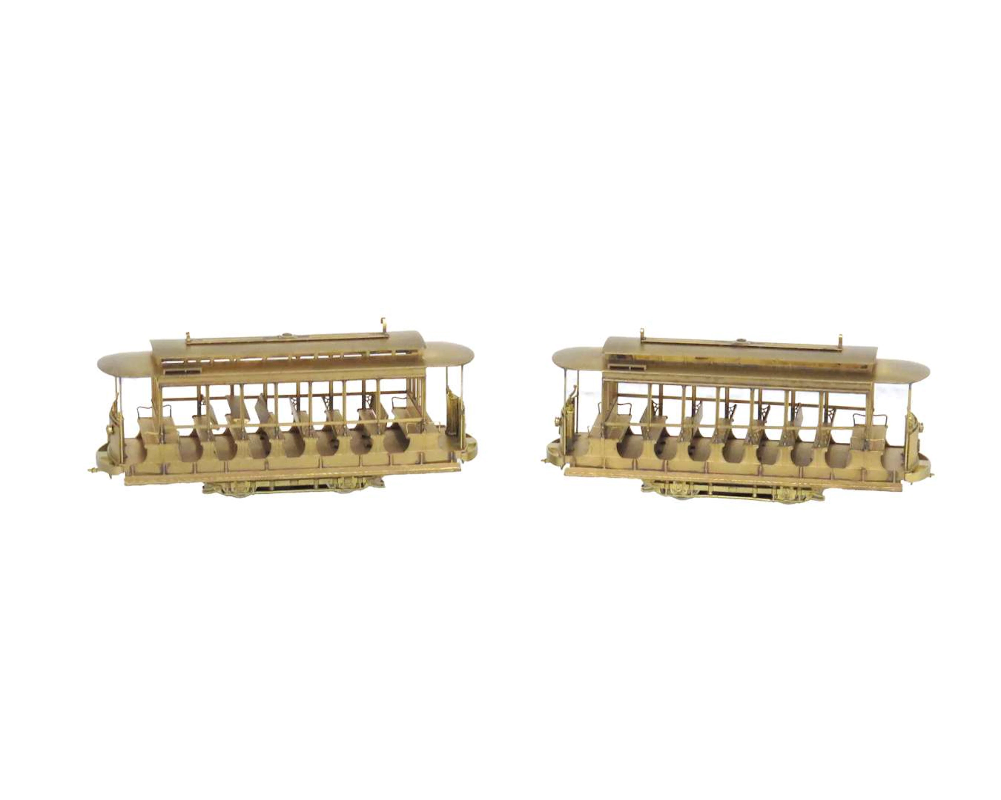 MTS Imports Inc., HO, Brill 10-Bench Open Trolley (2x), Japan (2)