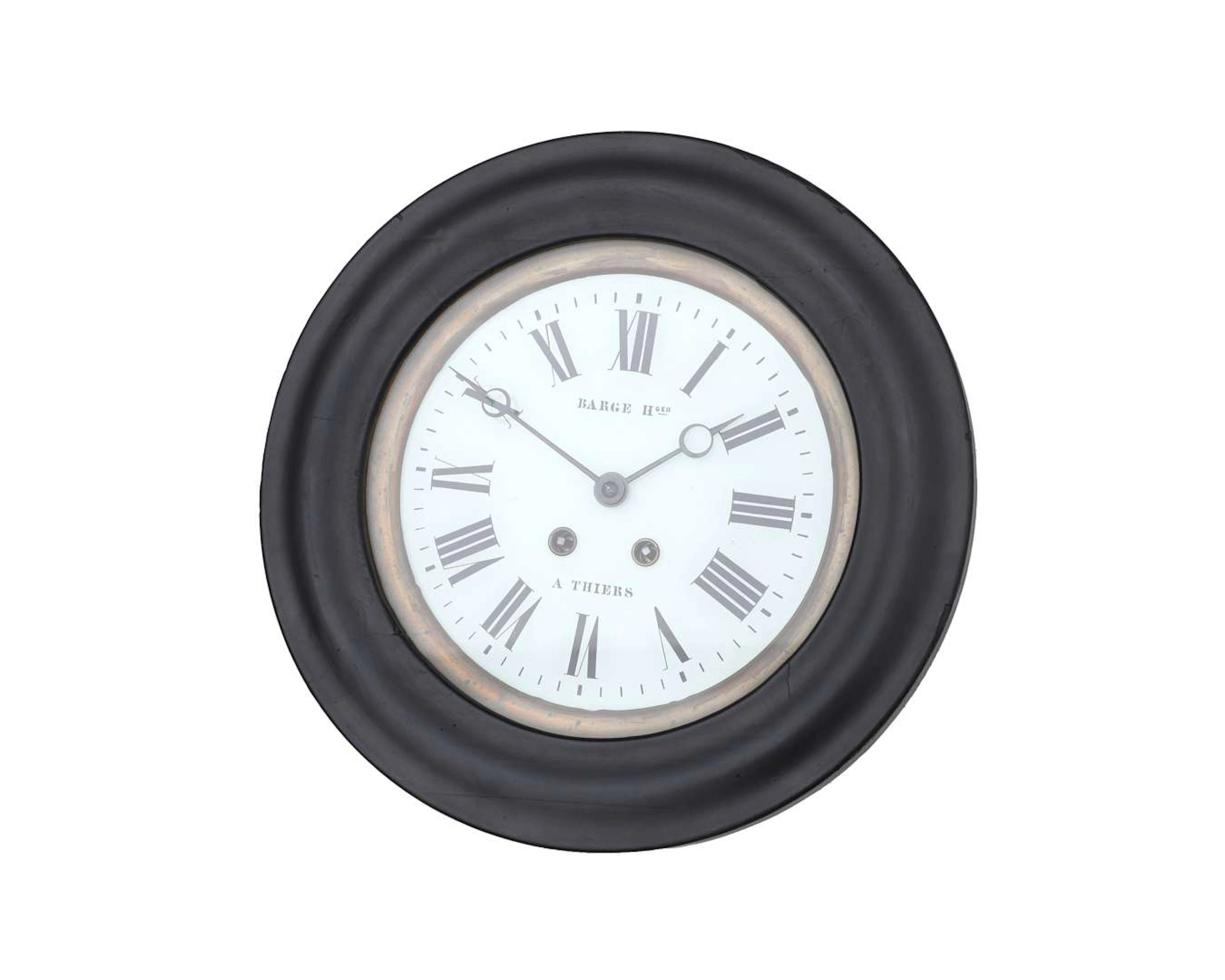 An Oeil de Boeuf wall clock, France, 19th century