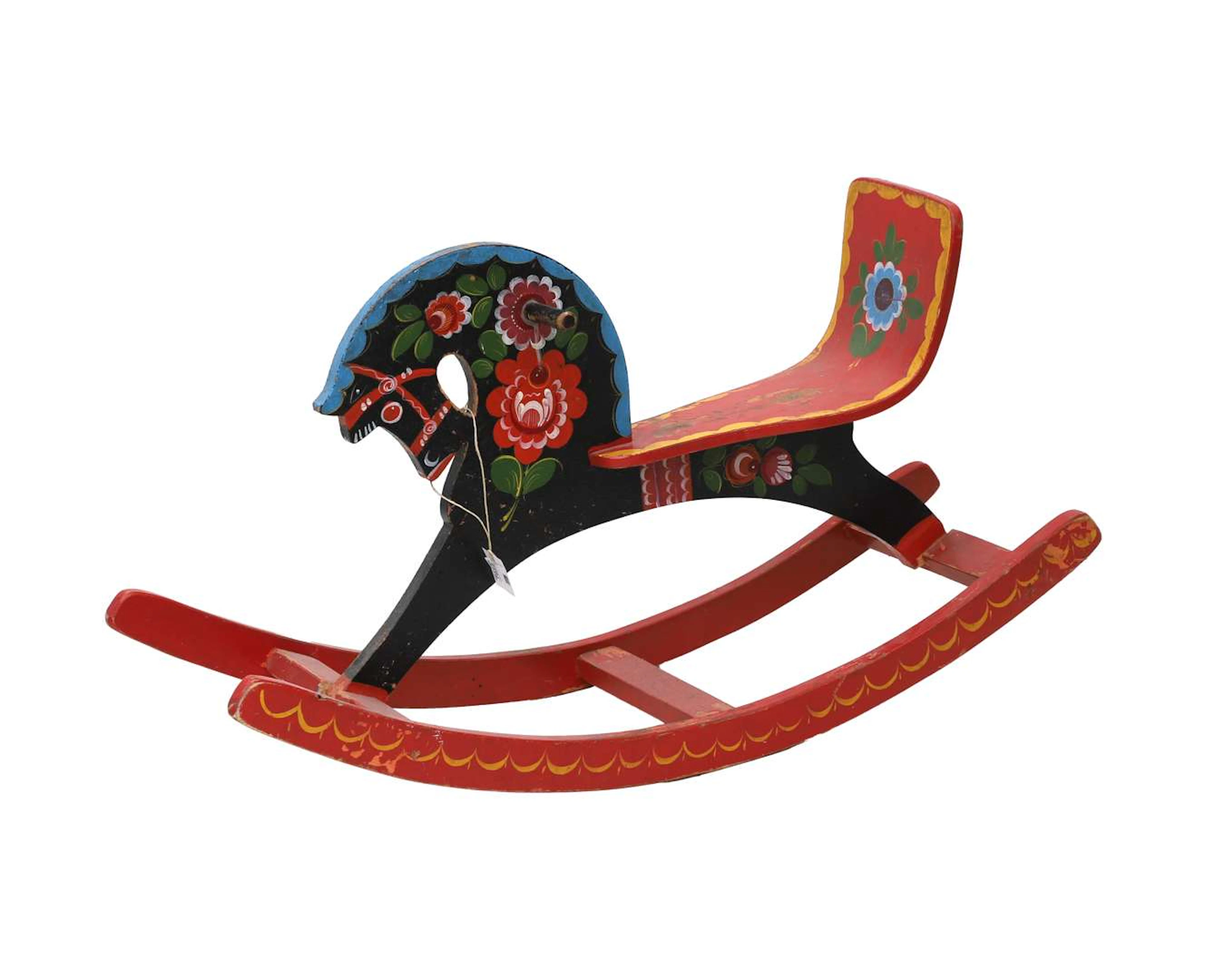 A wooden rocking horse, Russia, 20th century