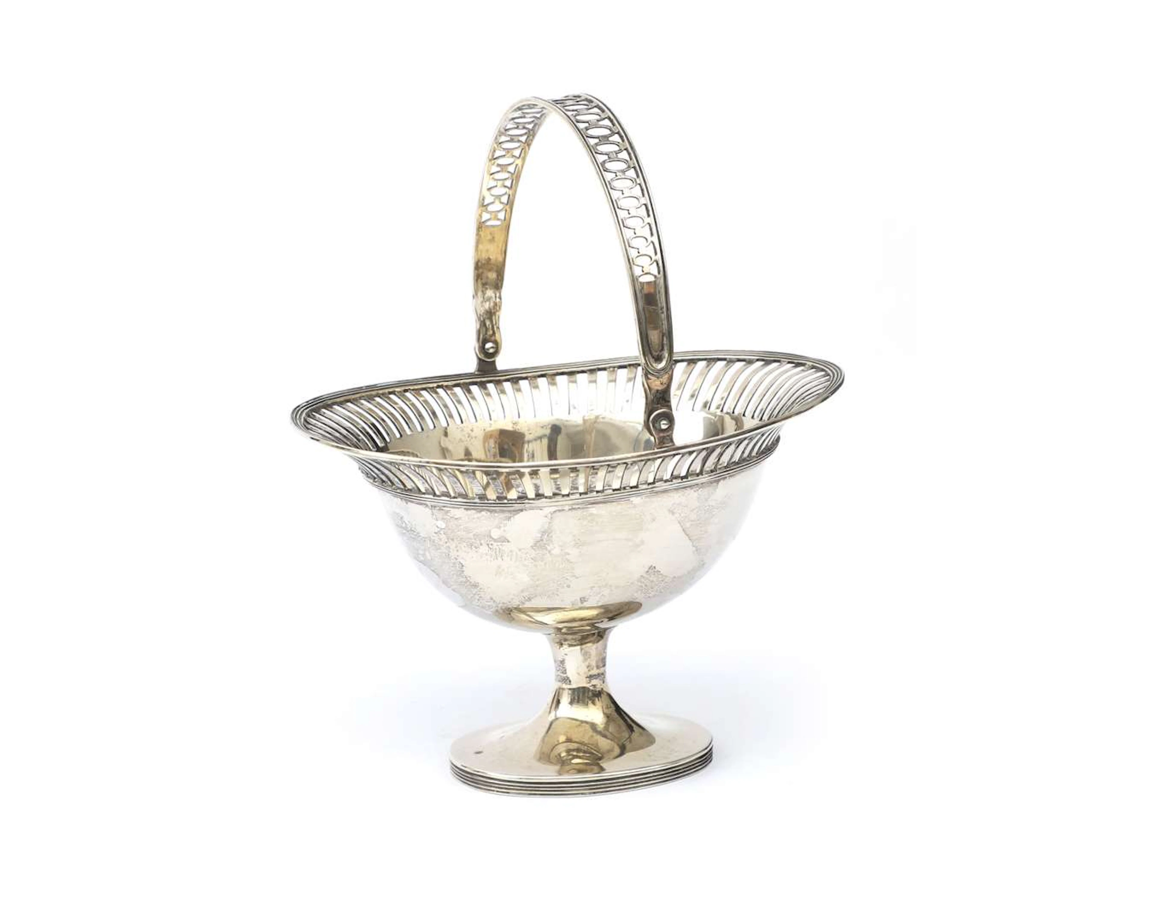 A silver bonbon basket, Netherlands, 1913