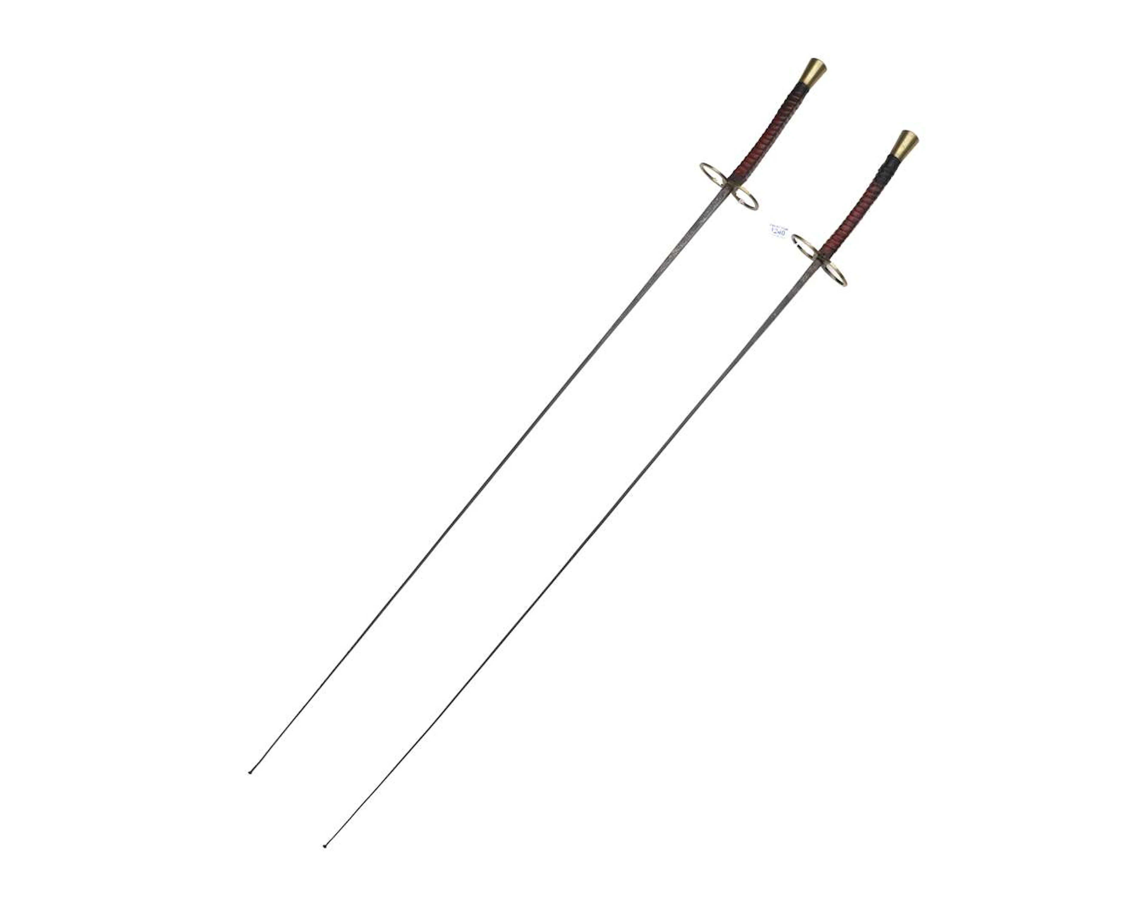 Two fencing swords or épées, France, Saint-Étienne, first quarter