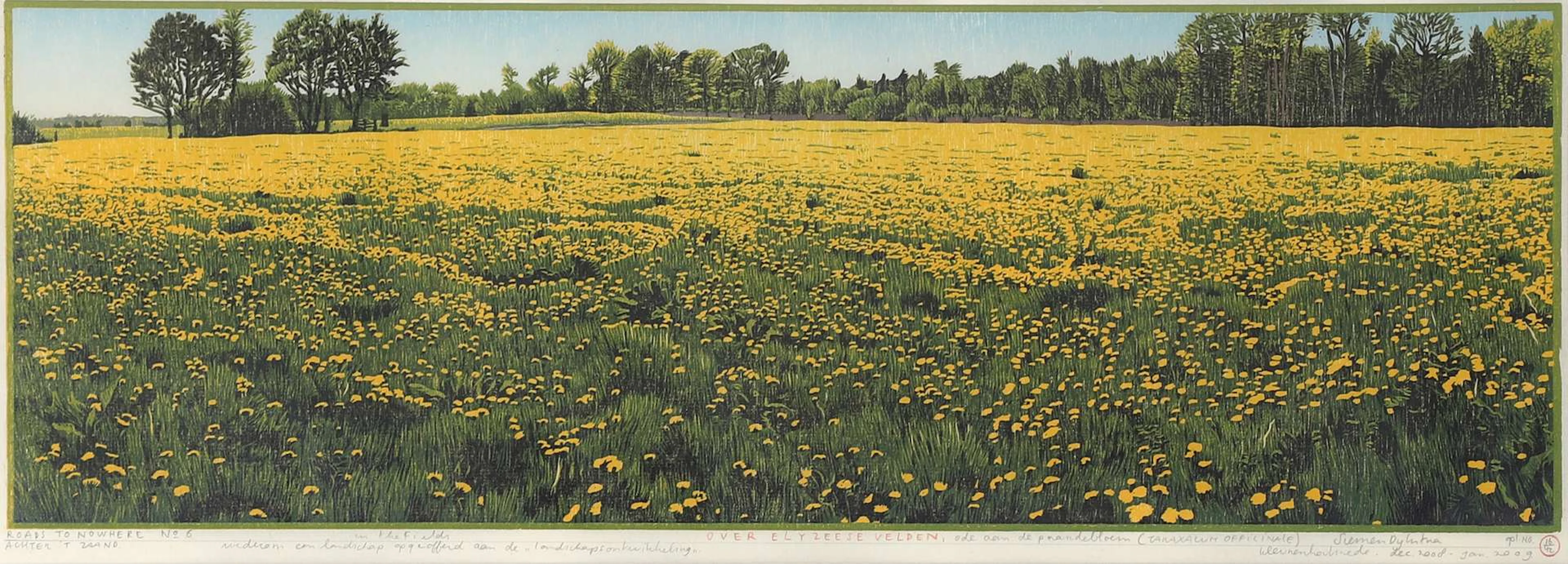 Siemen Dijkstra (1968), ‘Roads to nowhere no. 6 (Ode to the dandelion)’
