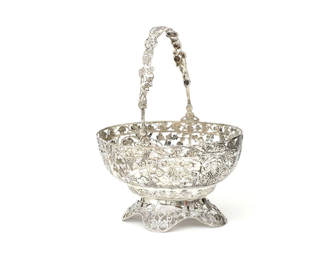 A silver lever basket, Germany, 20th century