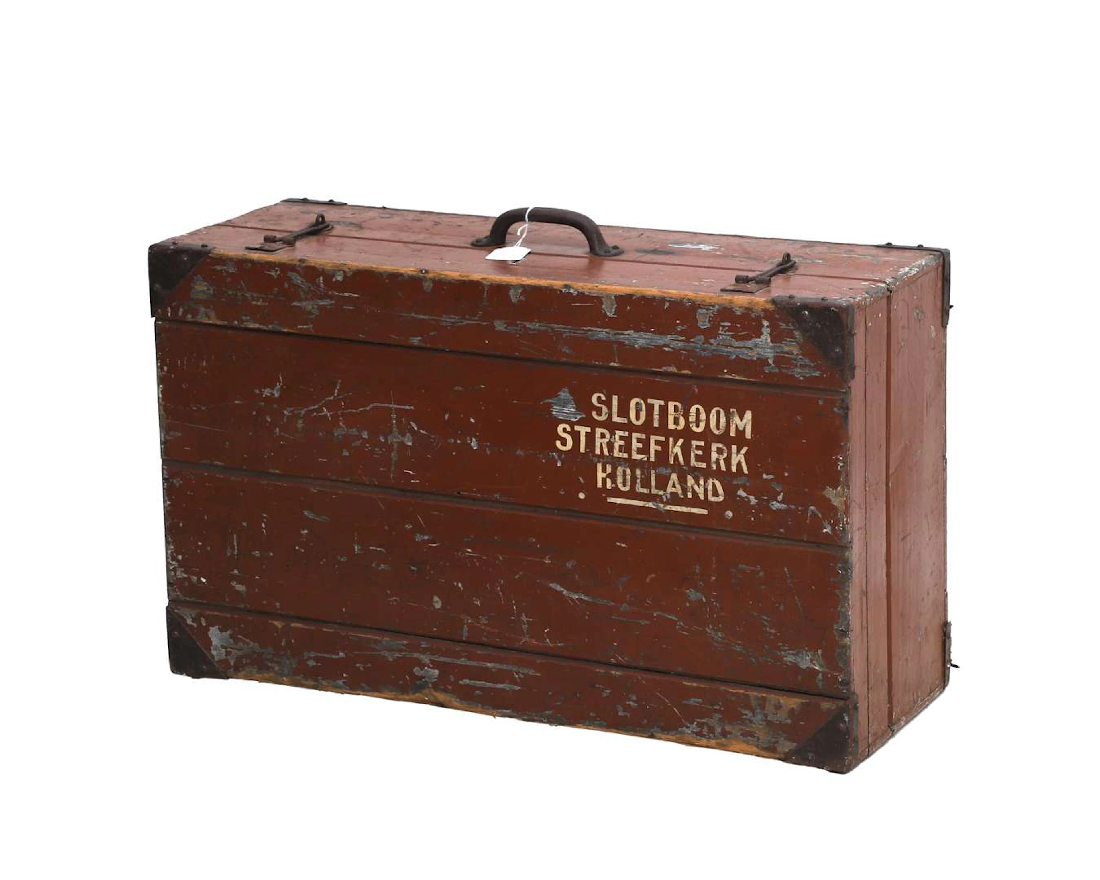A wooden trunk, Holland, c. 1900