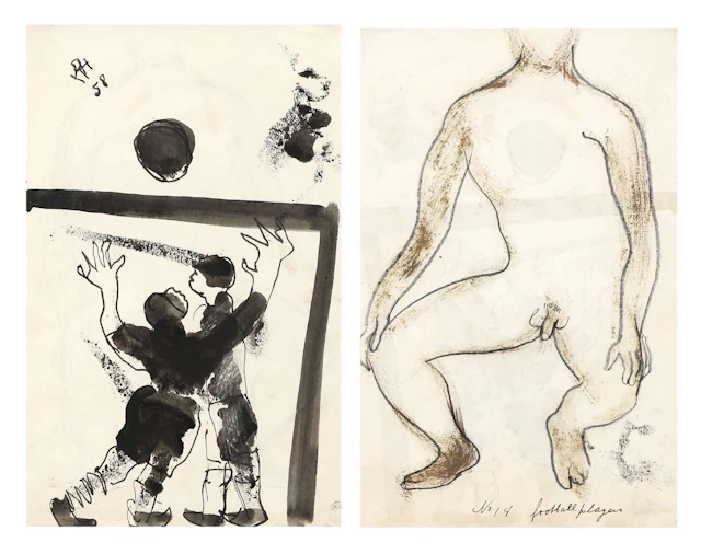 Dolf Henkes (1903–1989), ‘No. 14 Football players’