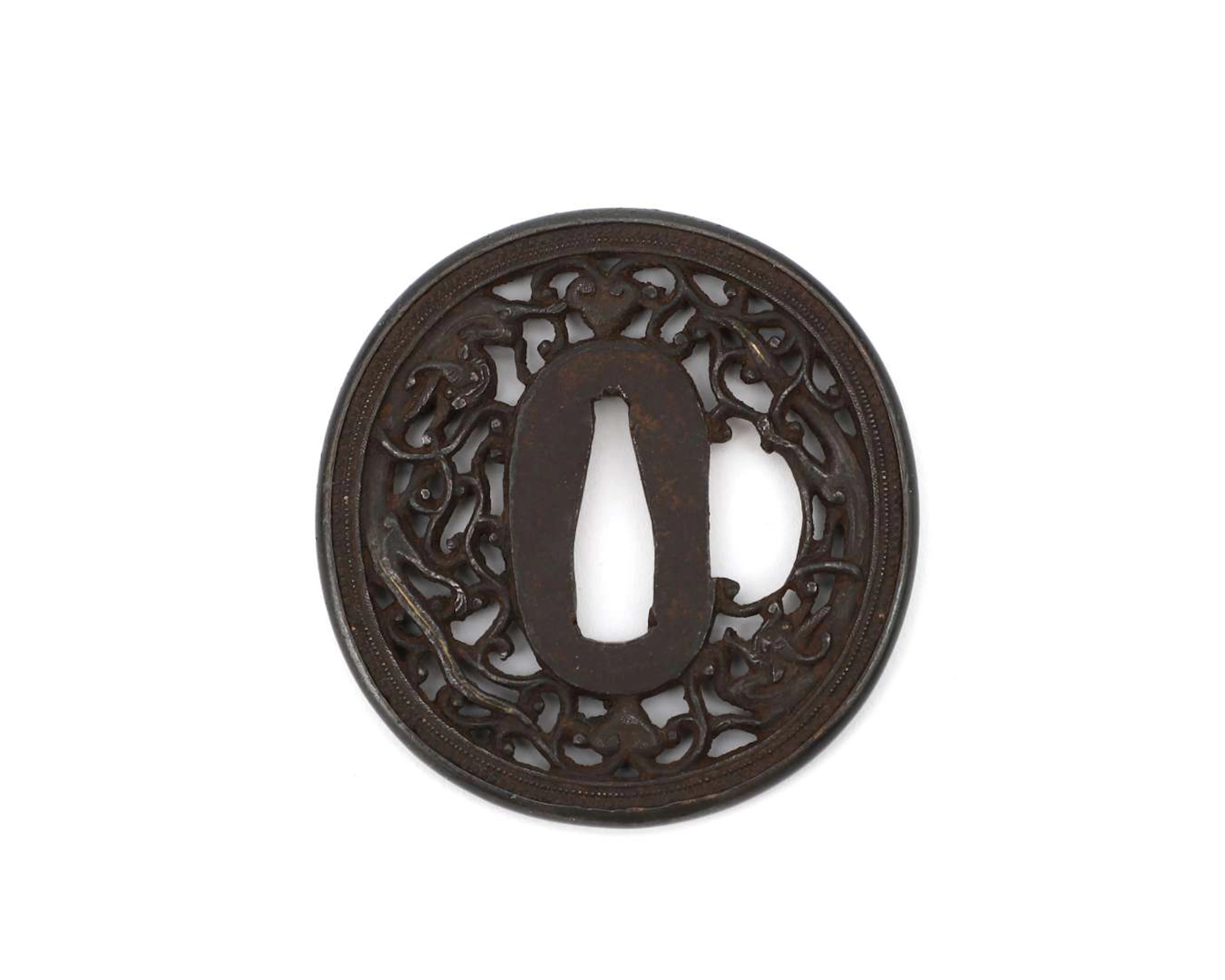 A Nanban/Hirado-style tsuba, Japan, Edo period, 18th/19th century