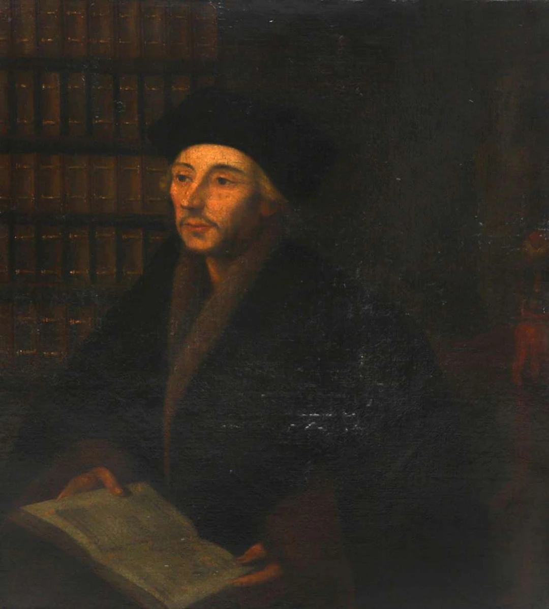 Dutch School (possibly 16th century), Half-length portrait of Desiderius