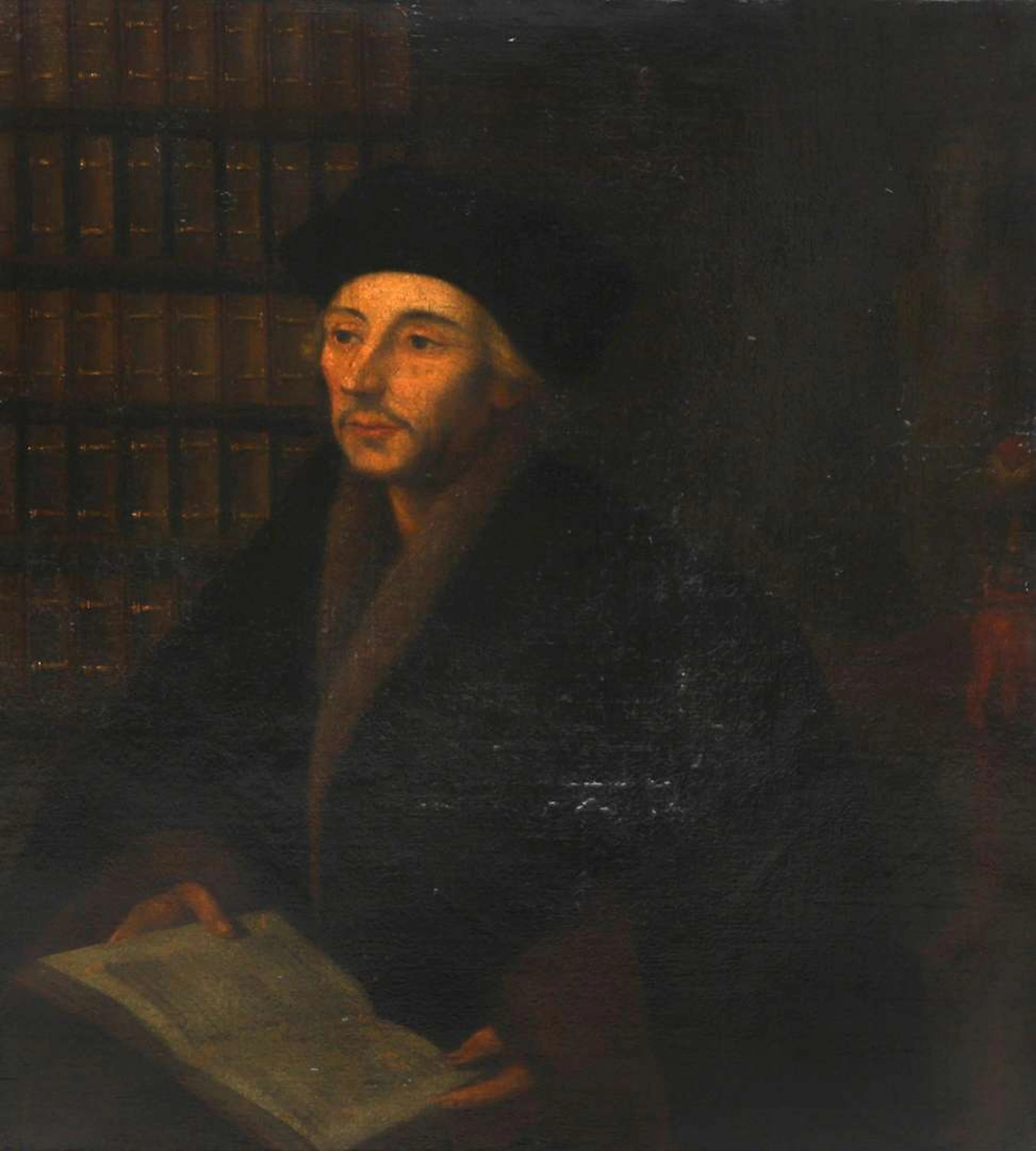 Dutch School (possibly 16th century), Half-length portrait of Desiderius