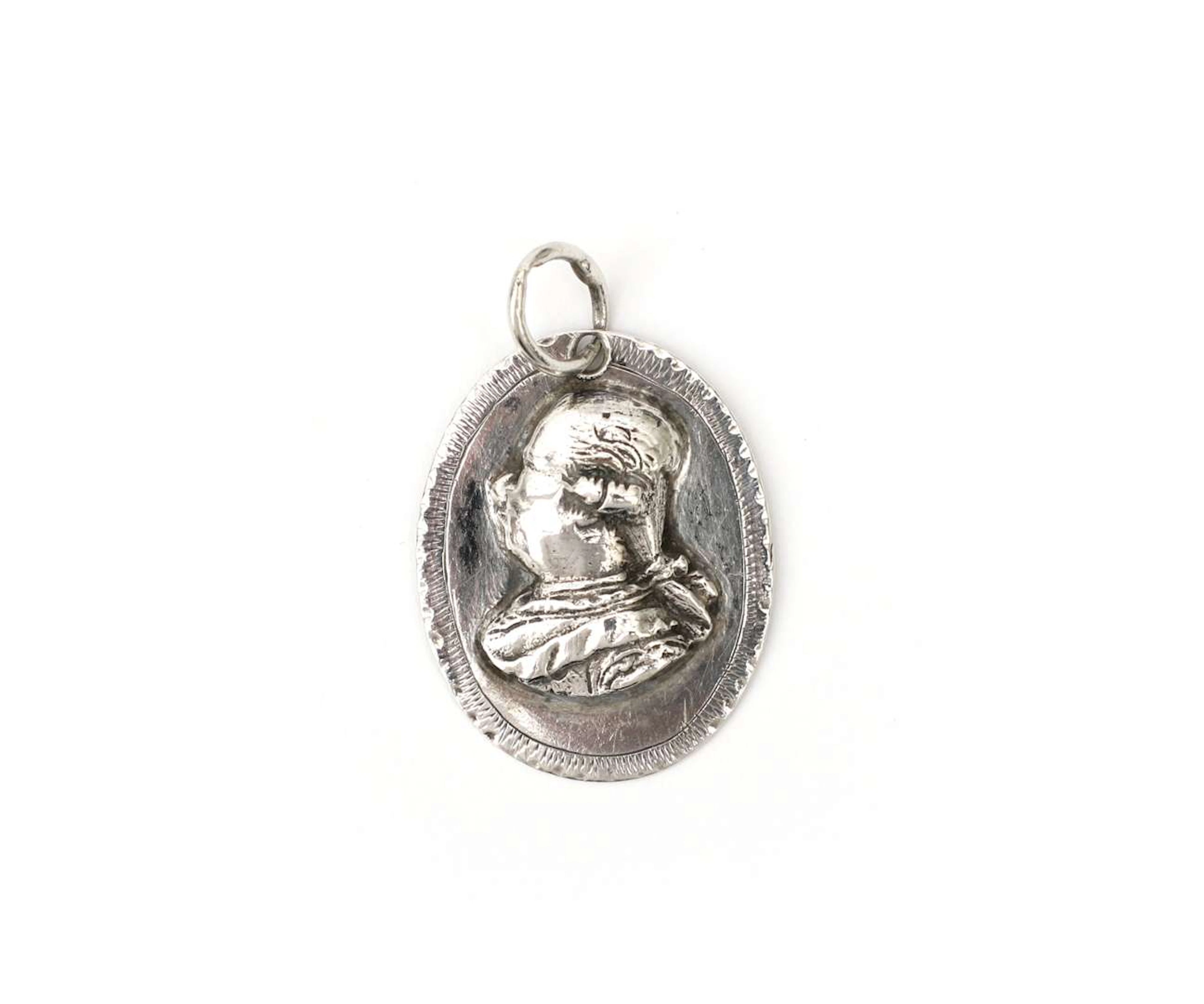 A silver Orangist badge, the Netherlands, 18th century