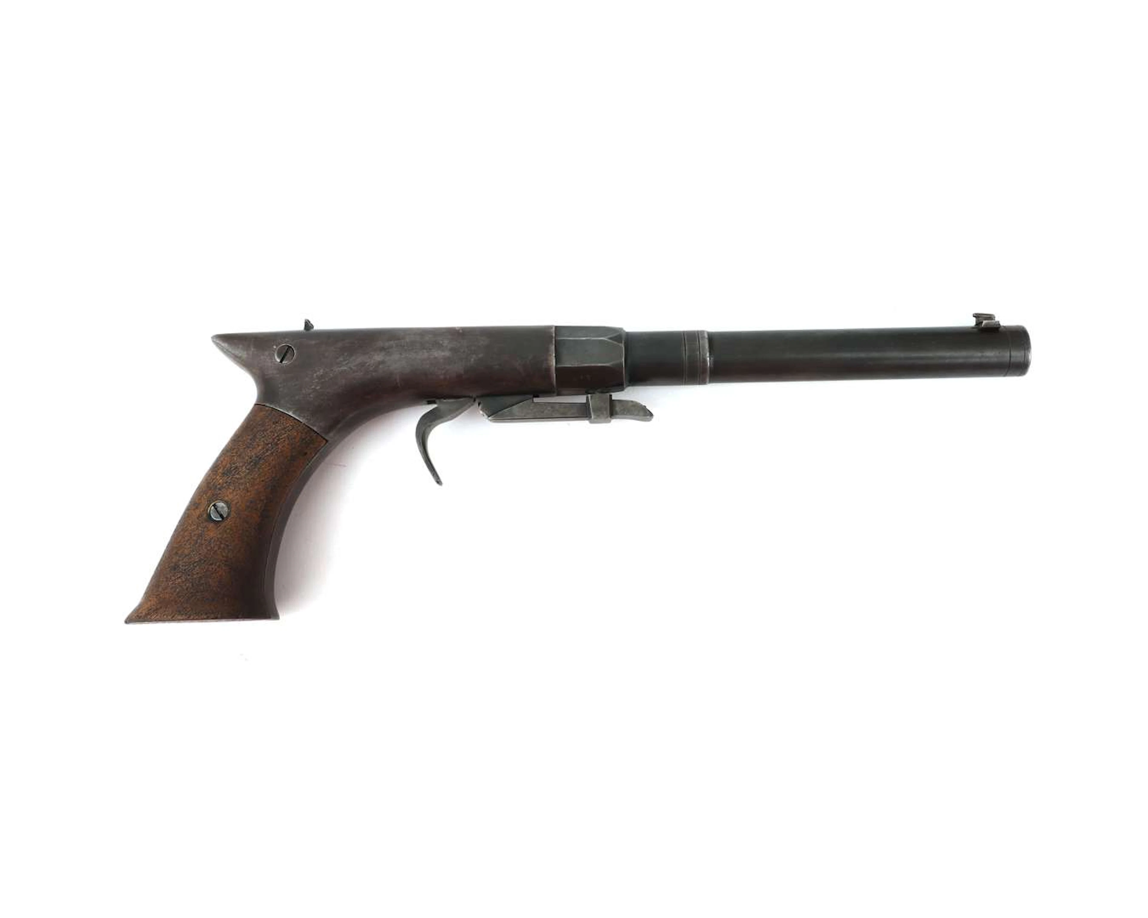 An under-hammer pistol, presumably manufactured by Anderson, USA, c. 1860