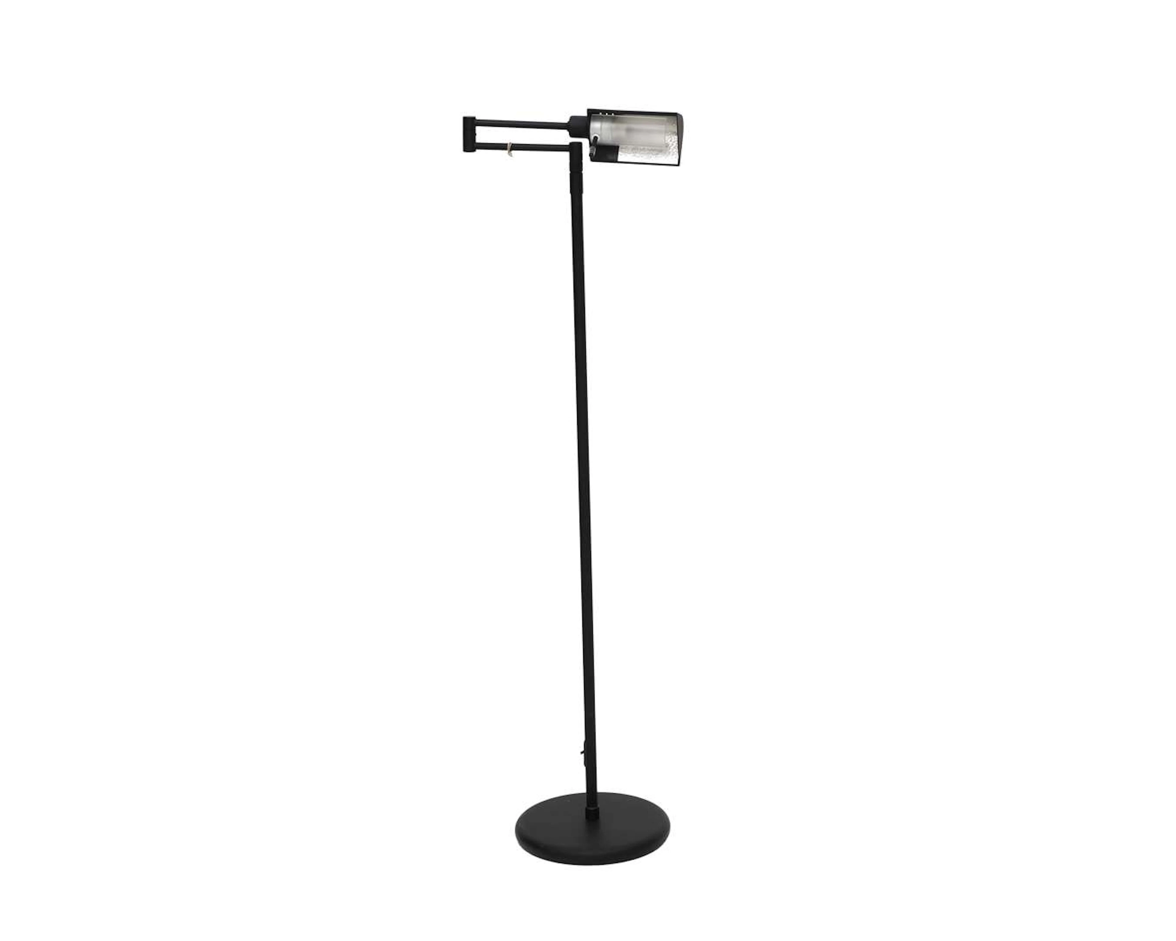 An adjustable metal floor lamp, model 9614, Holtkötter, Germany