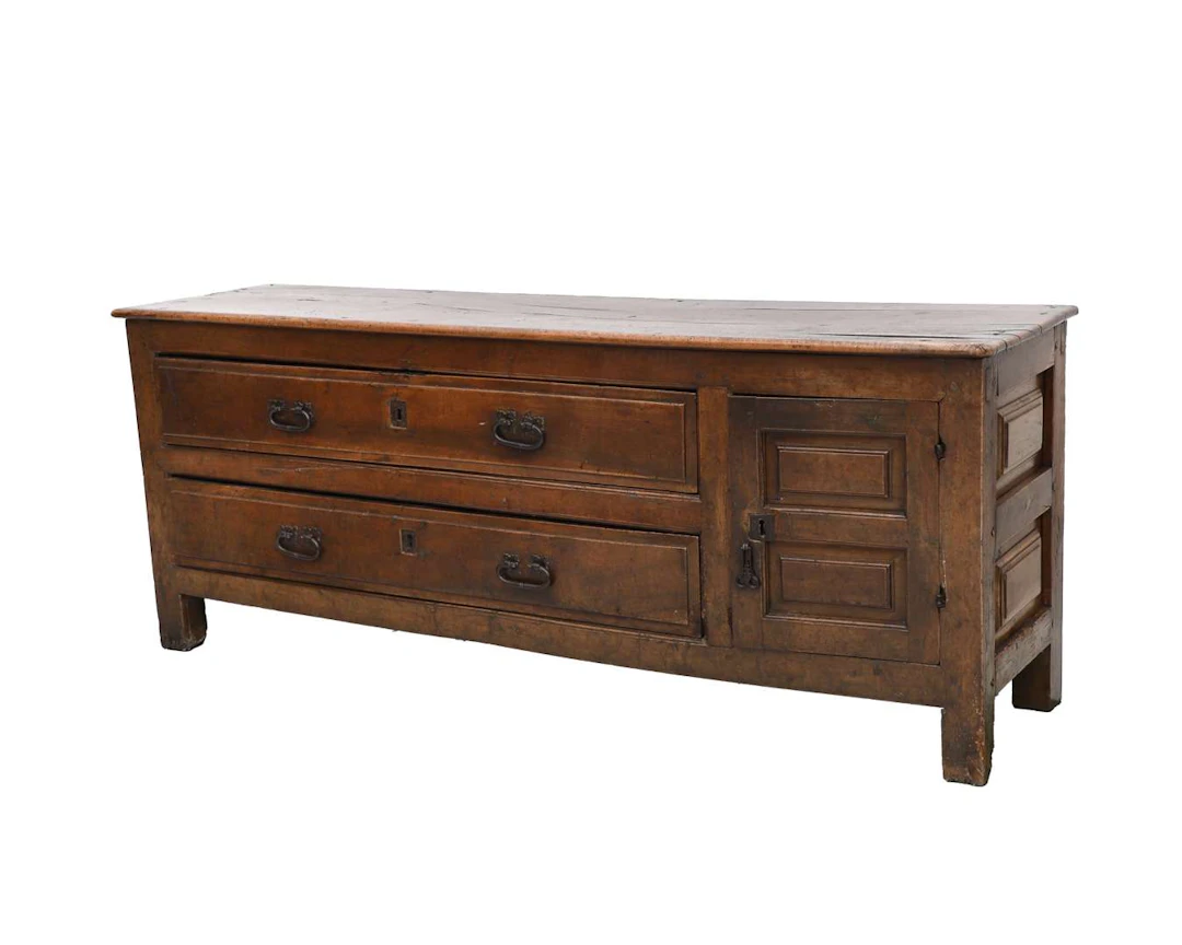 A fruit-wood sideboard, Europe, 18th century