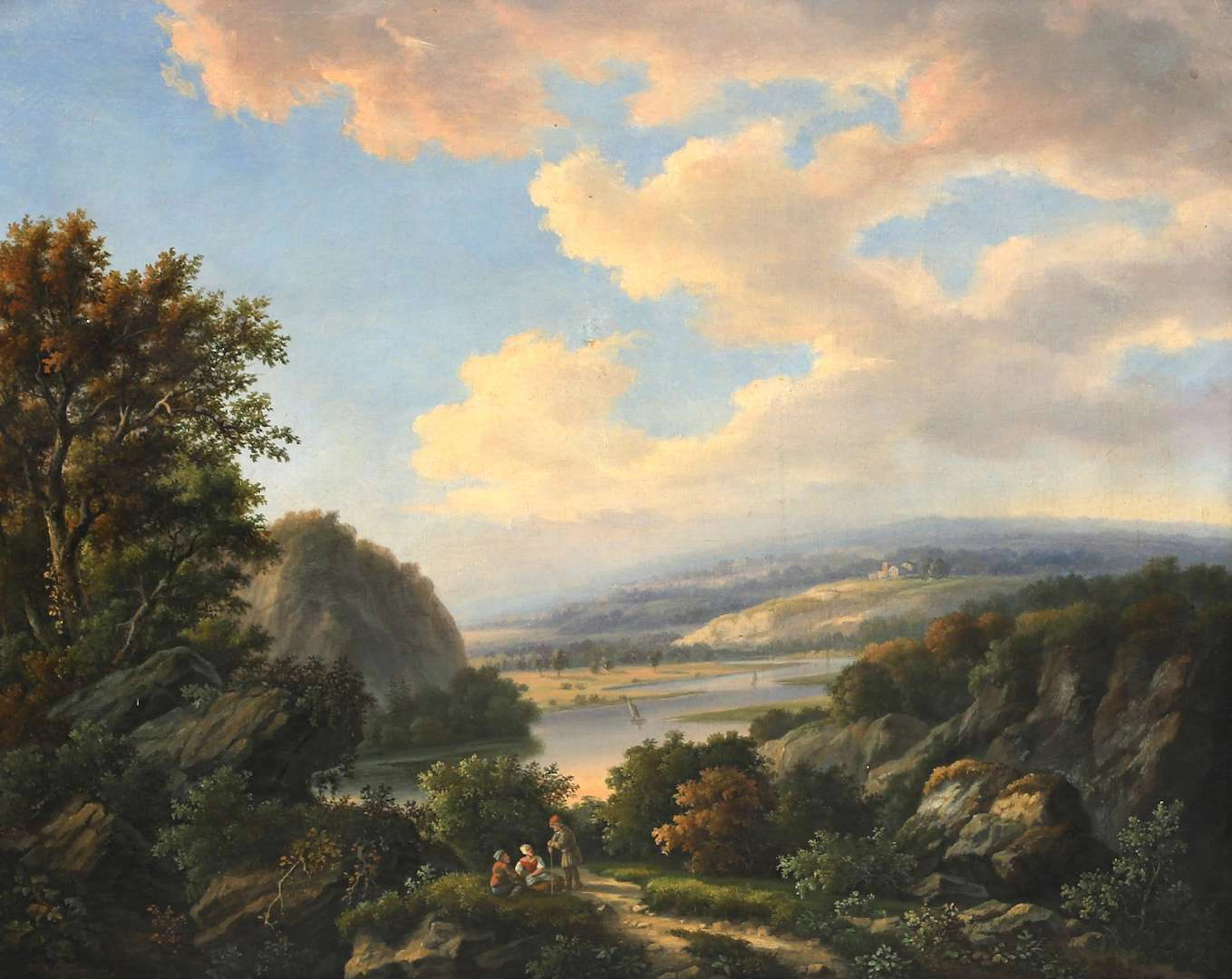 Maximilien Lambert Gelissen (1786–1867), Panoramic landscape in the