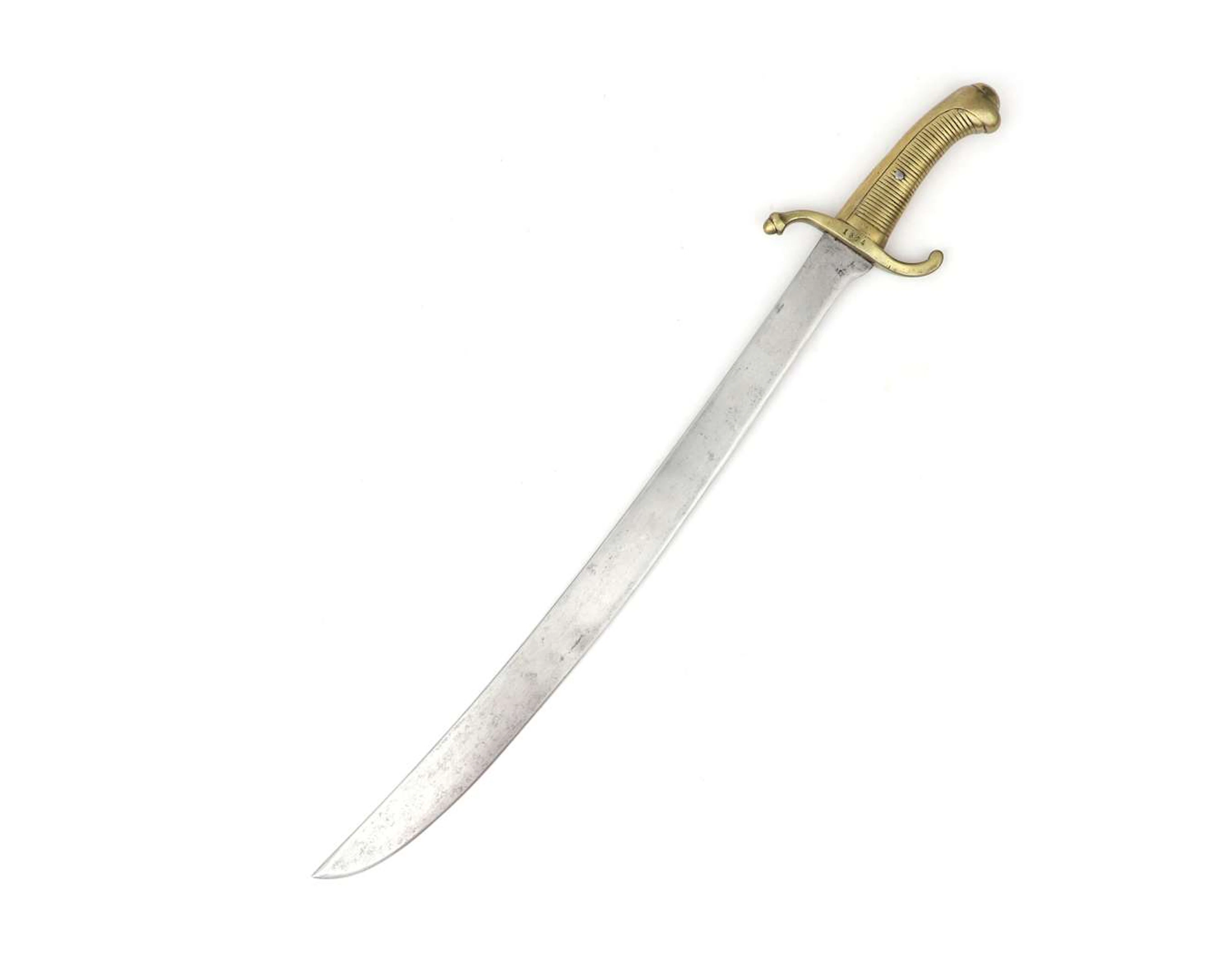 An infantry non-commissioned officers’ sword, short sabre No. 3, model: