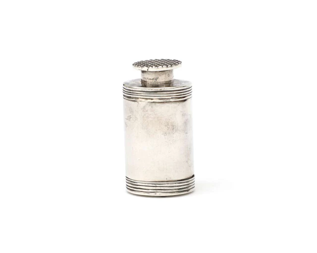 A silver pepper or nutmeg pestle, Holland, Nijmegen, 1831–1853