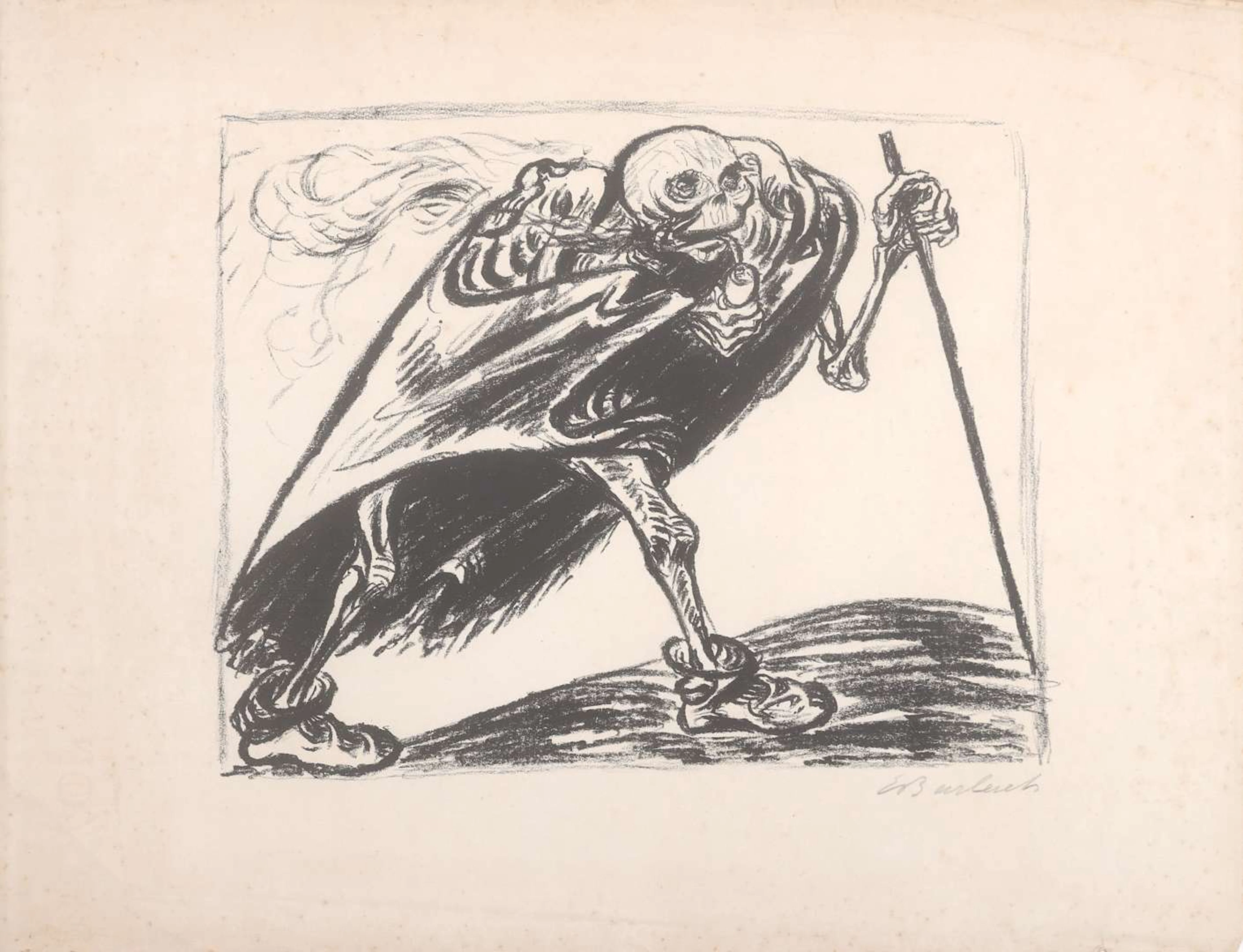 Ernst Barlach (1870-1938), 'Wanderner Tod'