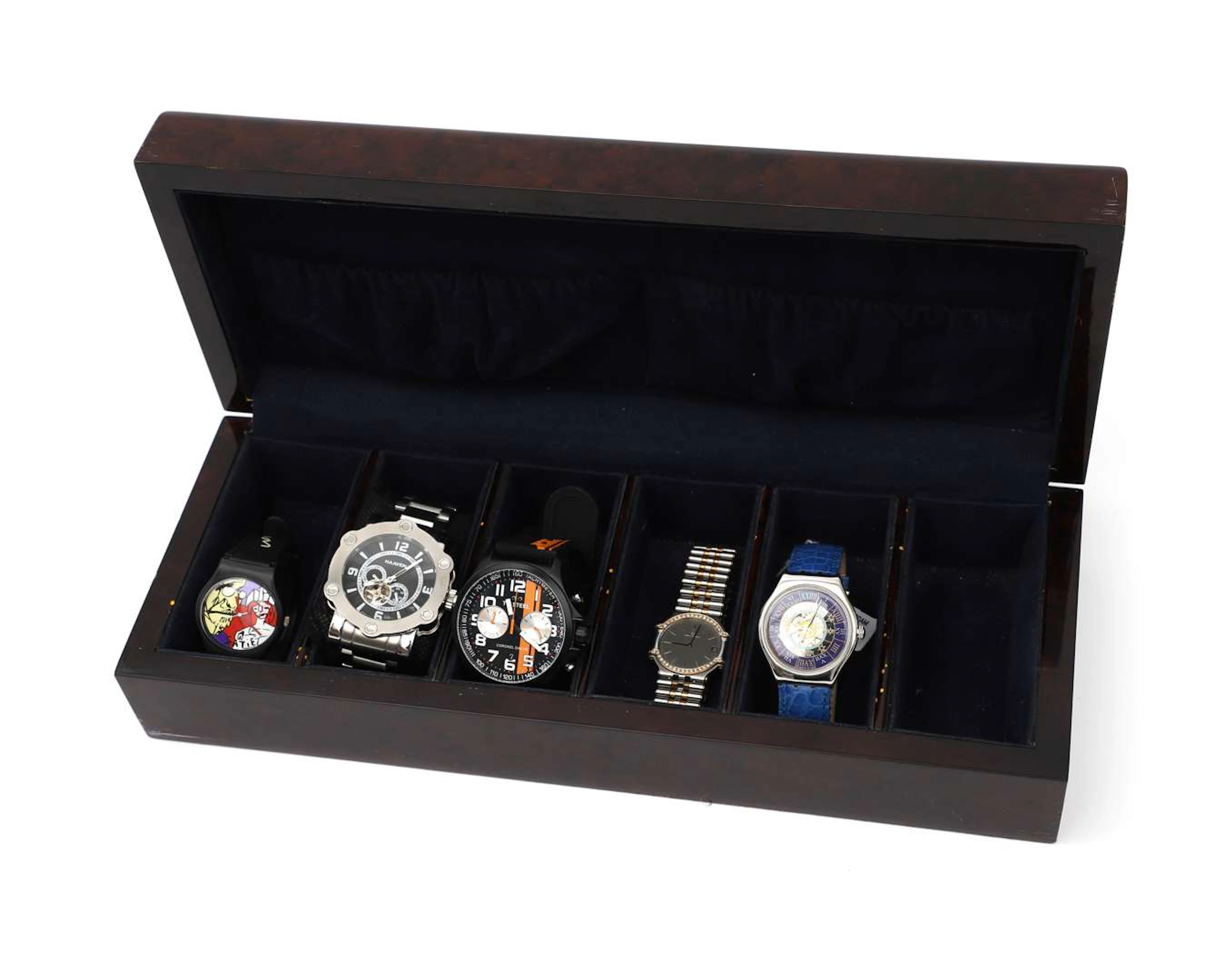 A lot comprising various watches, including a TW Steel, signed ‘Coronel