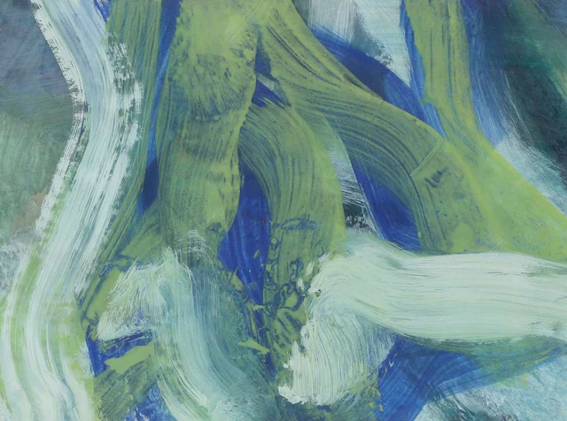 Robert Zandvliet (1970), Composition in Green and Blue