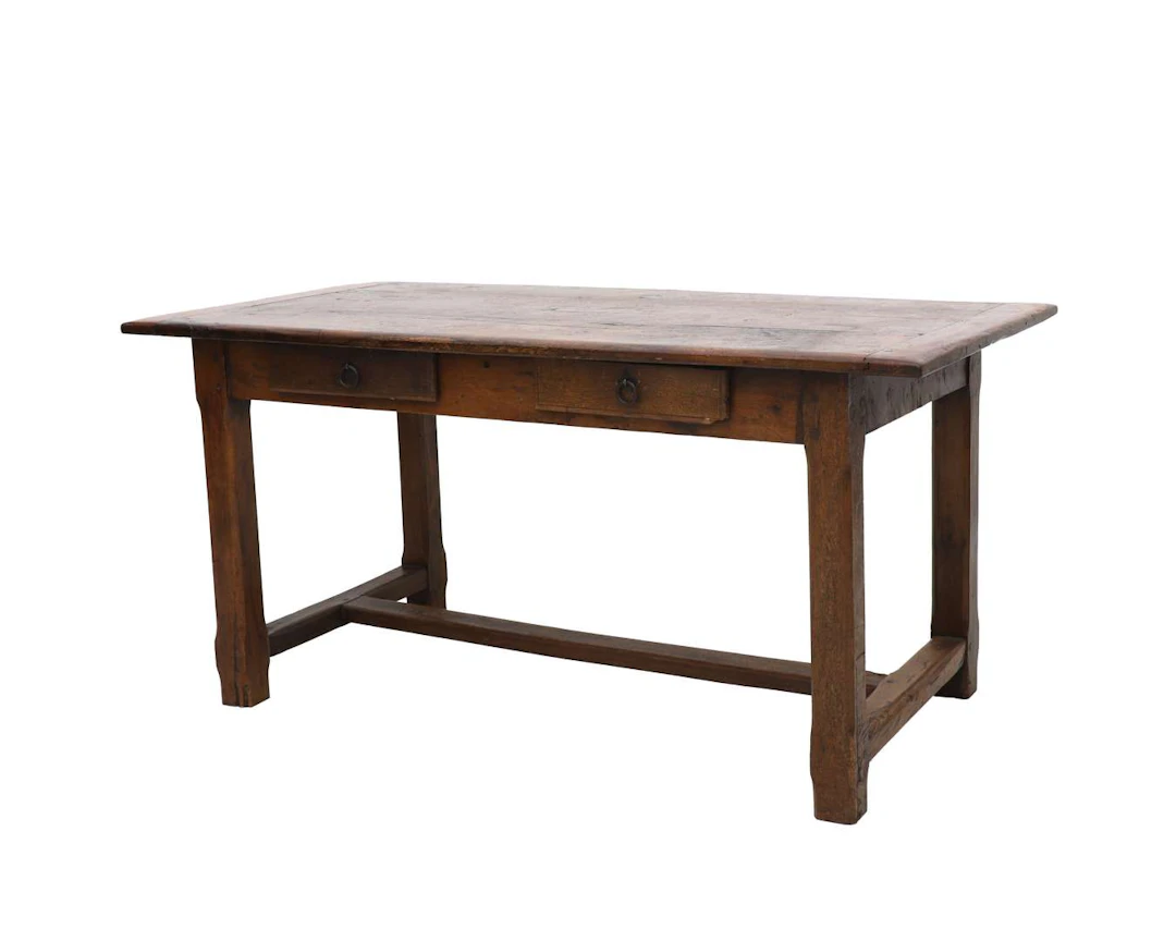 An oak dining table, Europe, 19th century