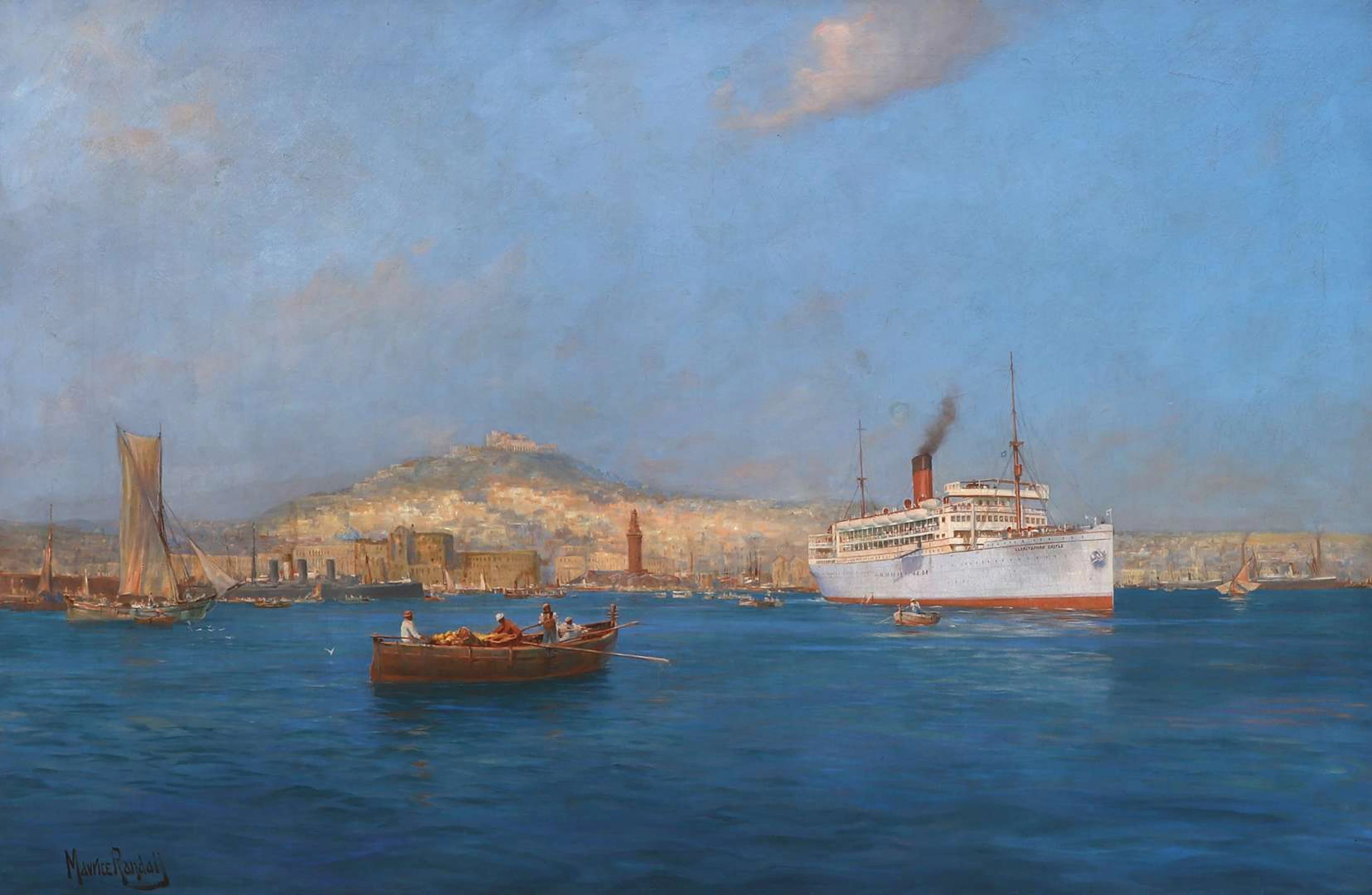Maurice Randall (1865–1950), The motor vessel Llanstephan Castle at
