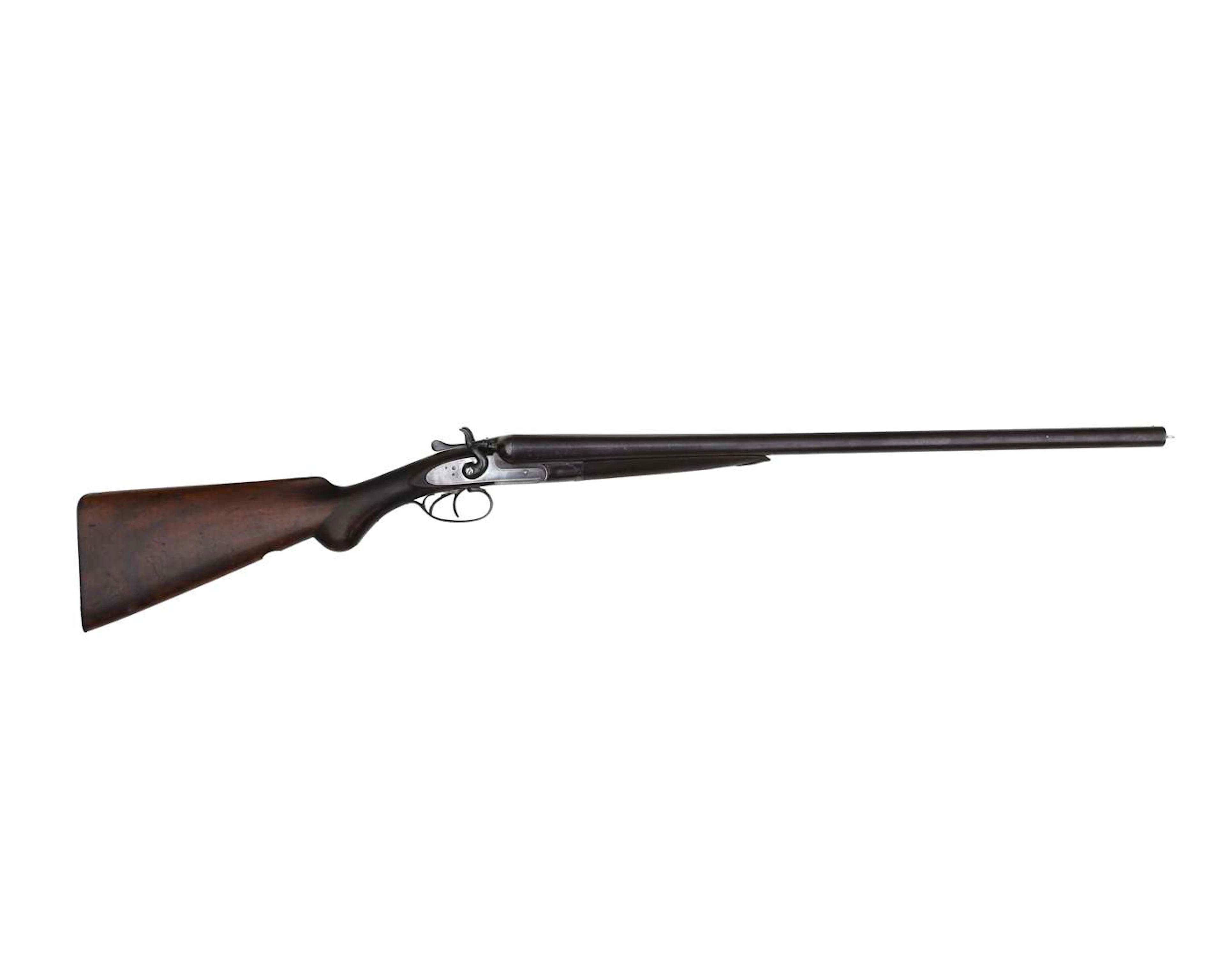 A double-barrelled percussion rifle, England, late 19th century
