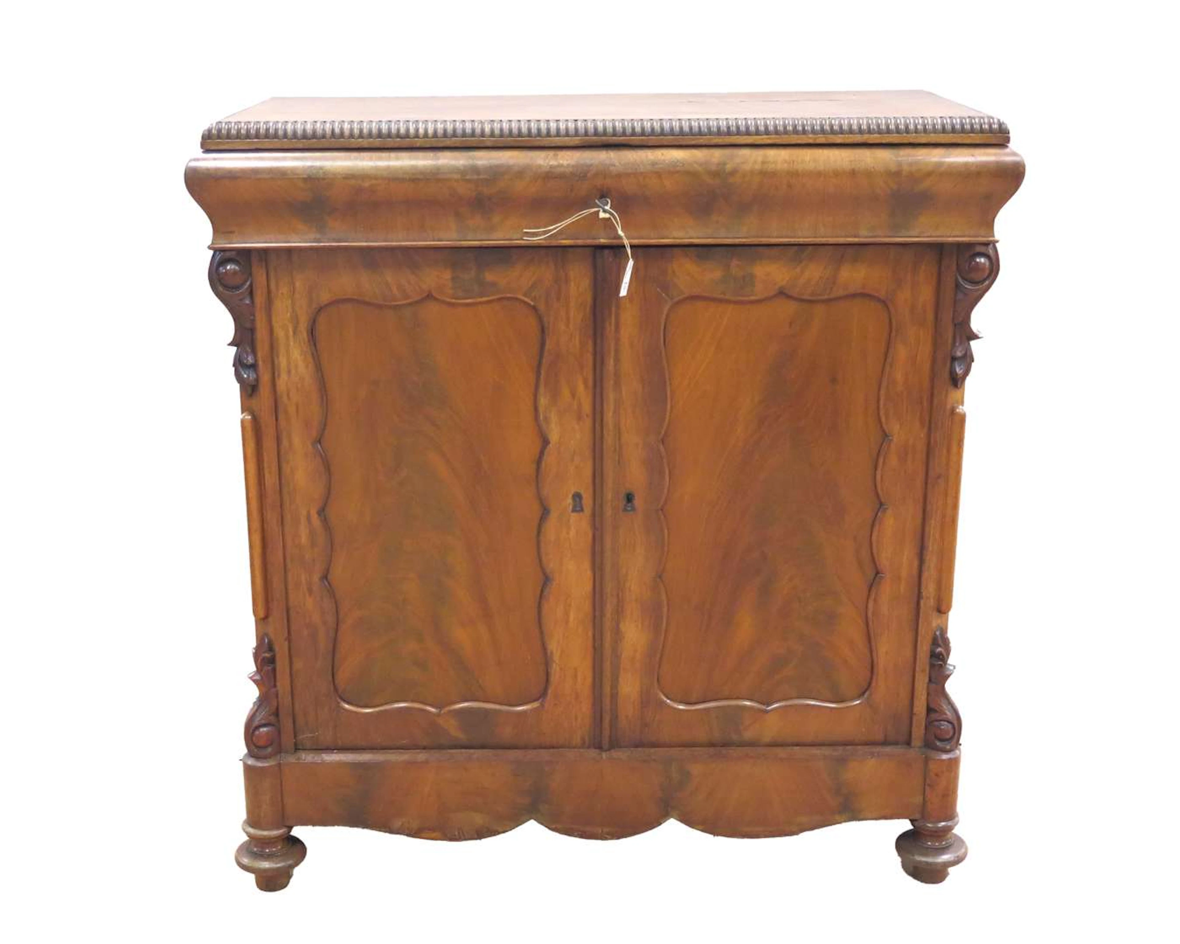 A mahogany sideboard. Second half of the 19th century