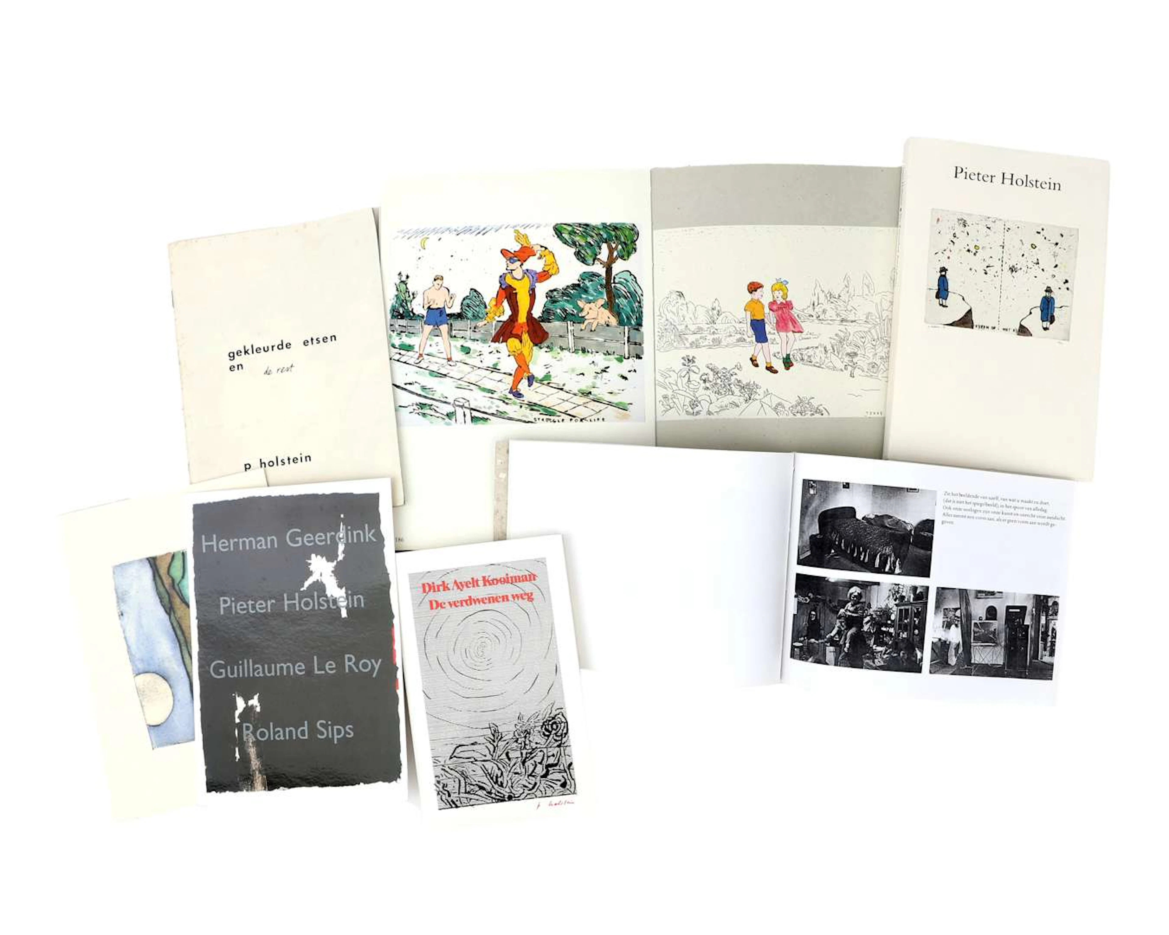 Various books by and about Pieter Holstein (1934) (6)