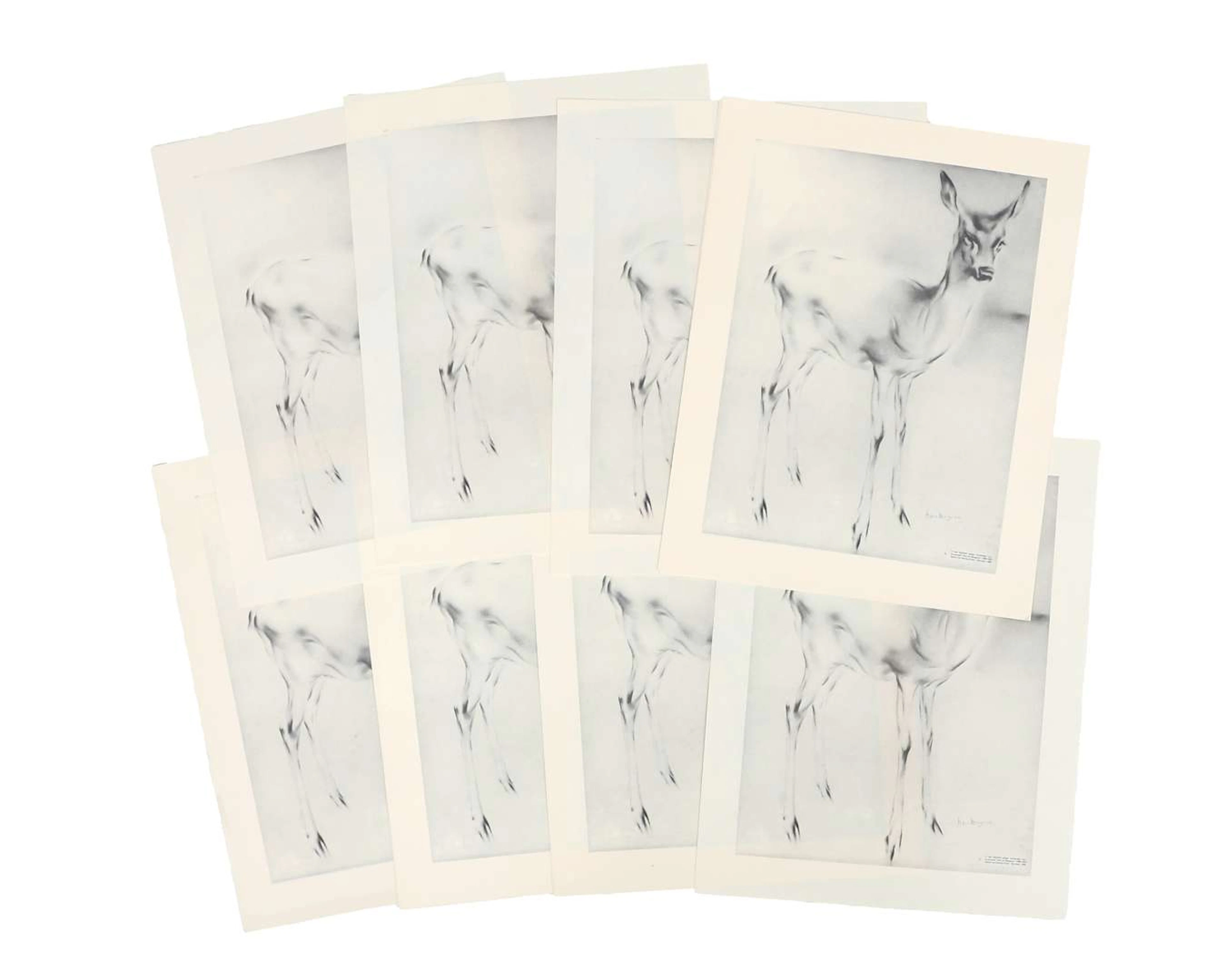 Approximately 30 prints. ‘The Little Deer’ by Han van Meegeren. Published