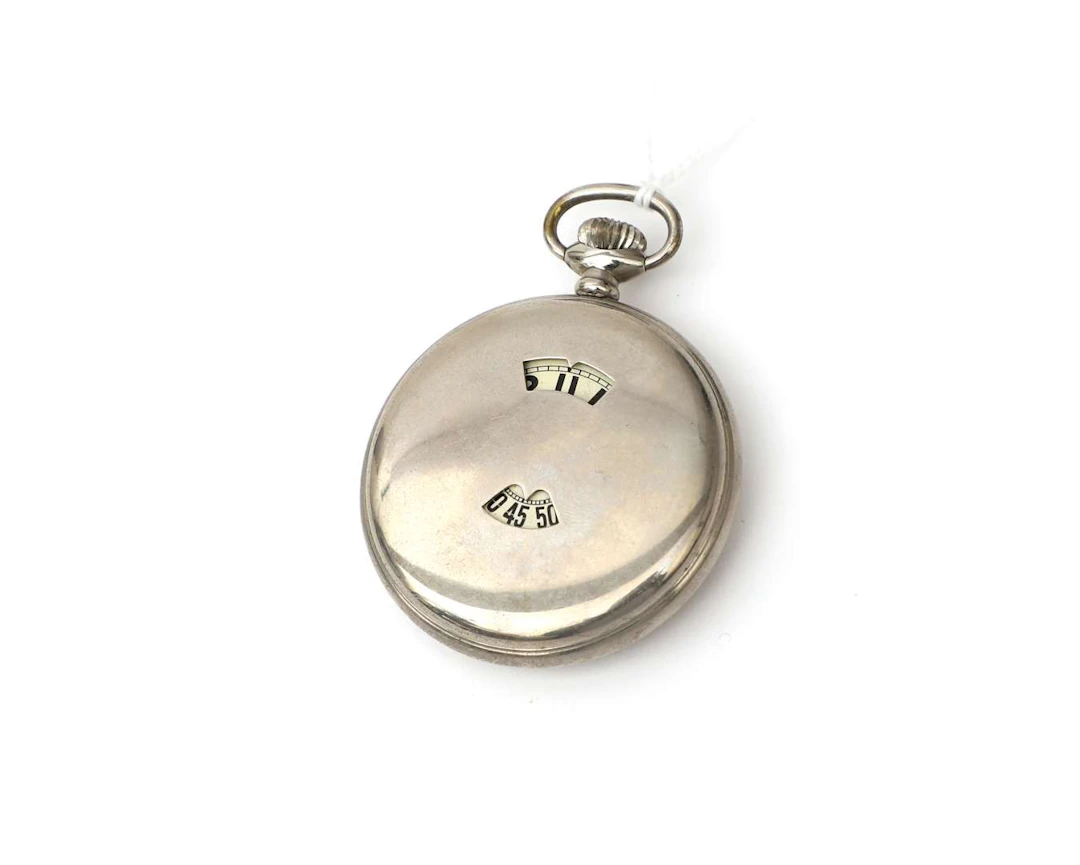 A ‘jump hour’ pocket watch, 1920s