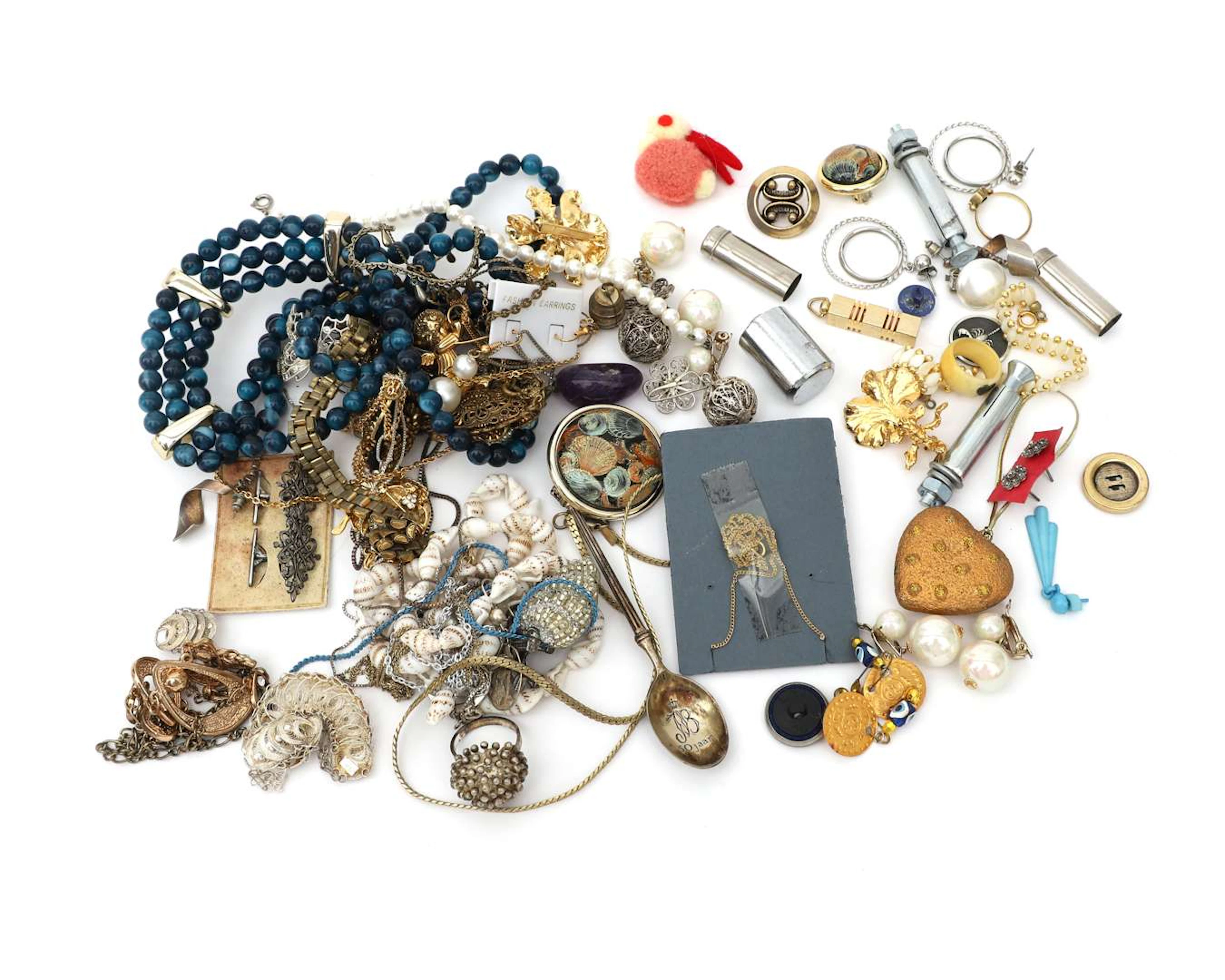 A lot of assorted jewellery, including a white gold ring