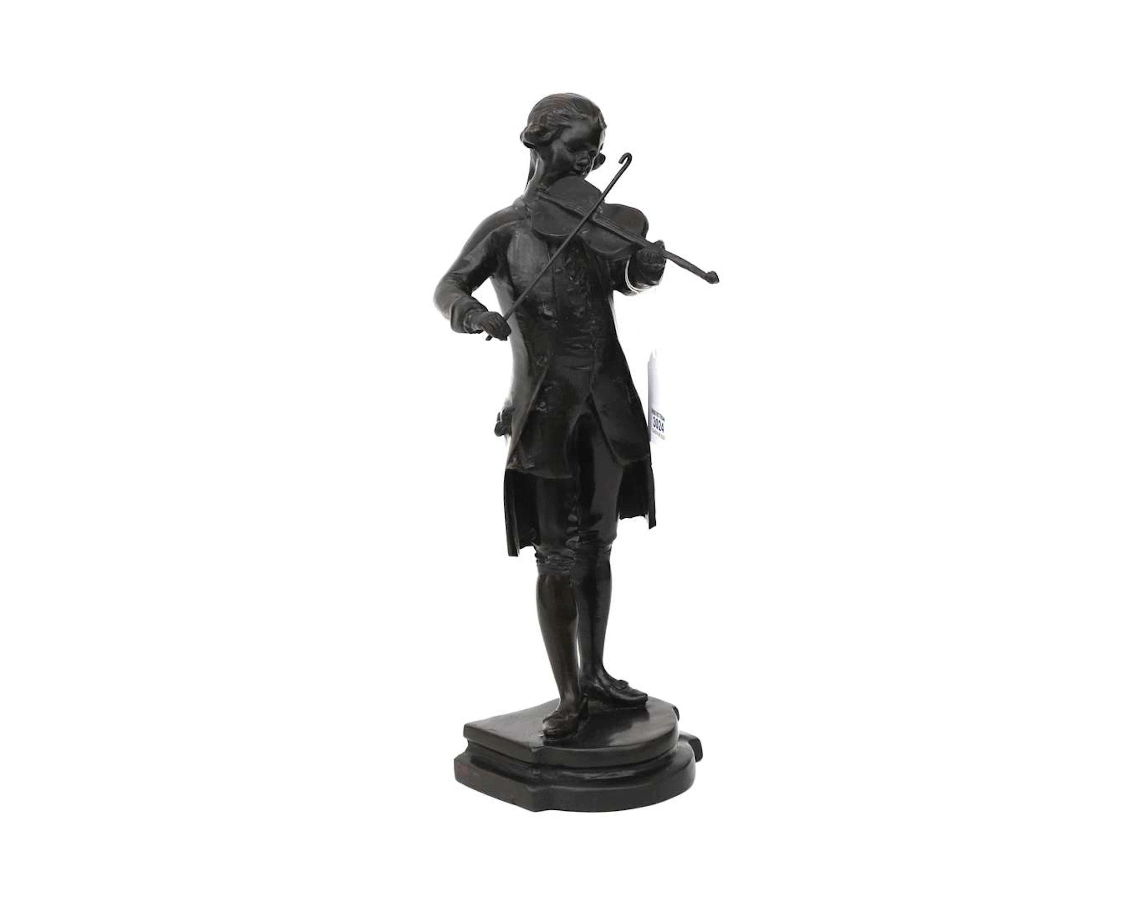A portrait of a young Mozart